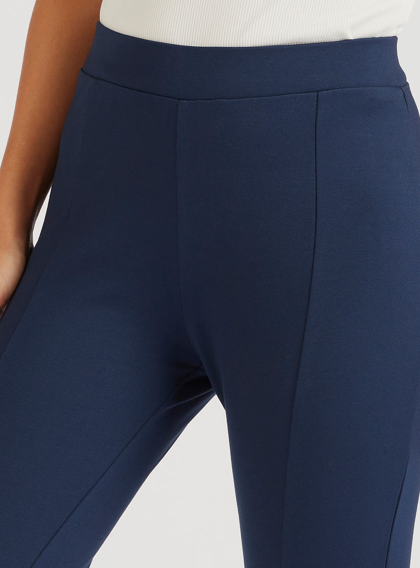 بنطلون ليقنز سادة بقصّة سكيني بخصر متوسط الإرتفاع-women-clothing-leggings-image-3