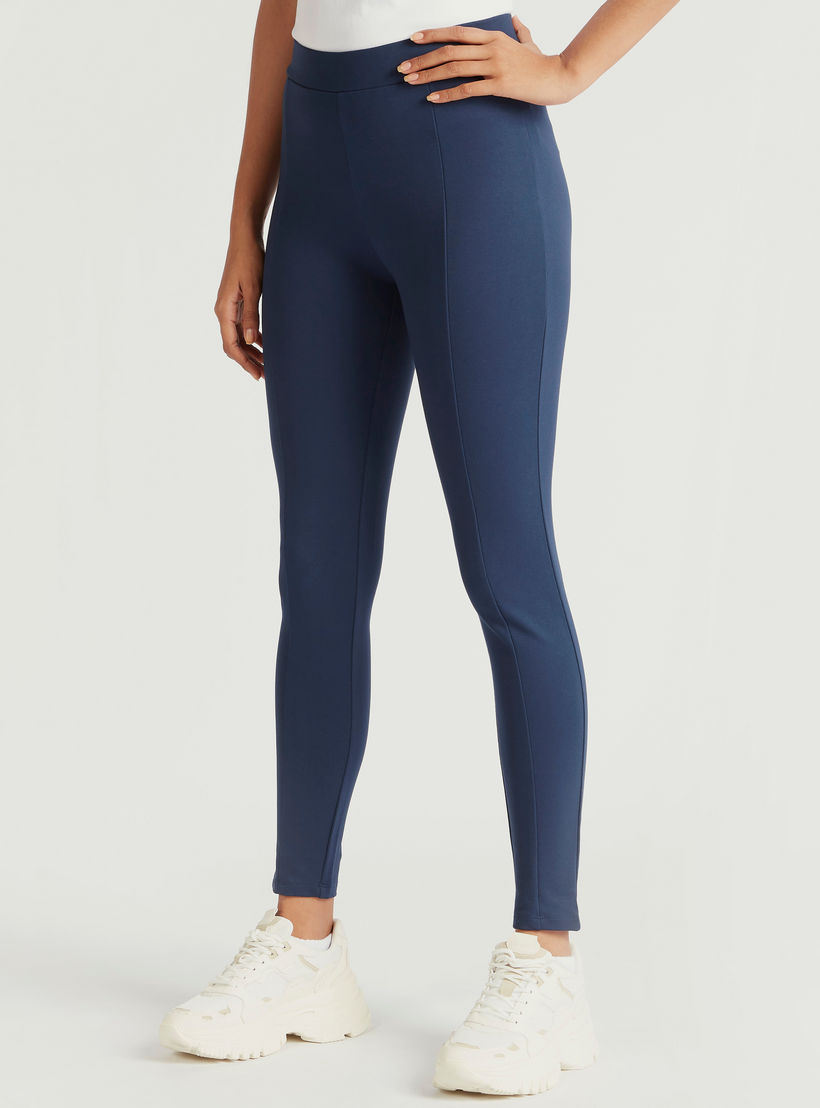 Solid Slim-Fit High-Rise Leggings-women-clothing-bottoms-leggings-image-1