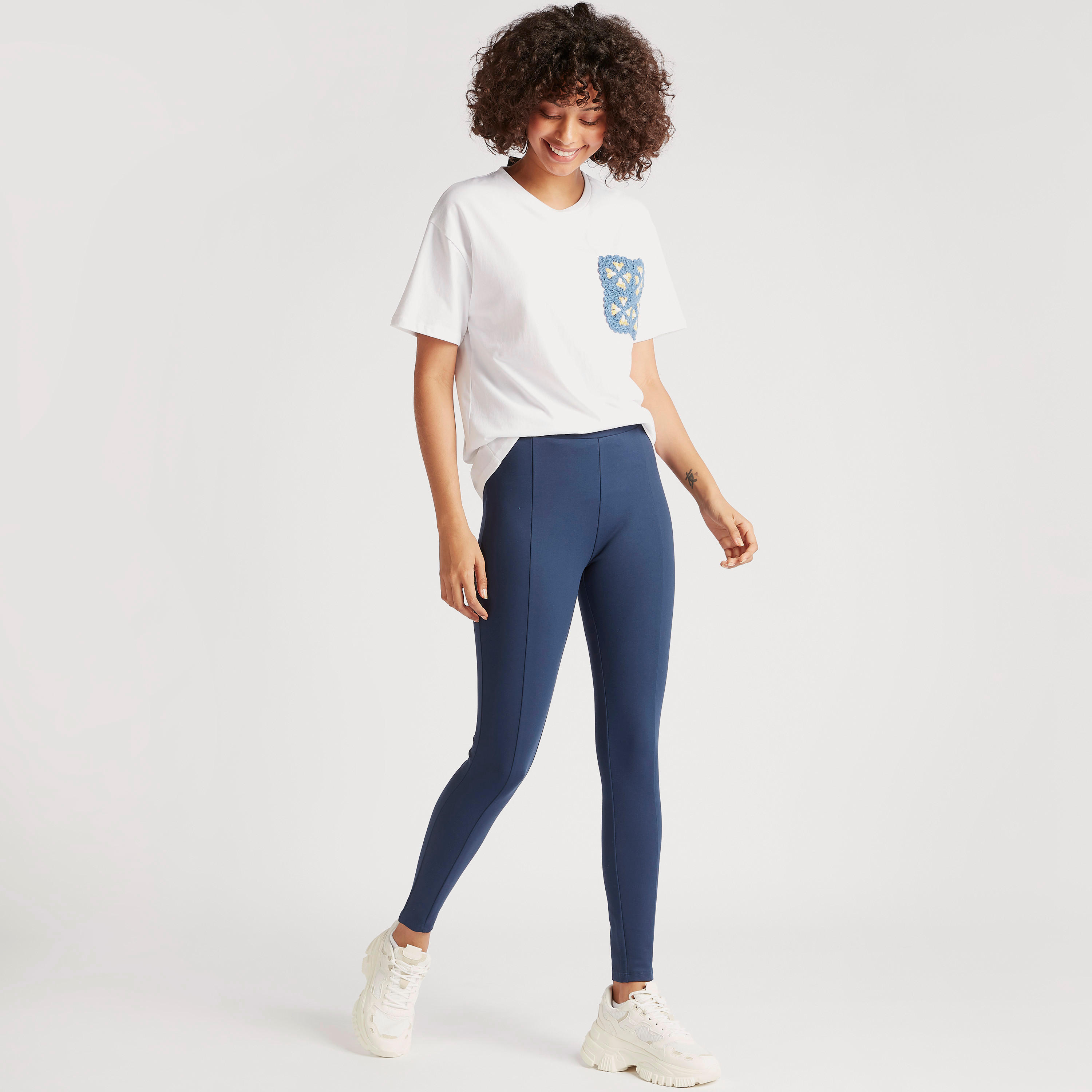 Solid Slim-Fit High-Rise Leggings-women-clothing-bottoms-leggings-image-2