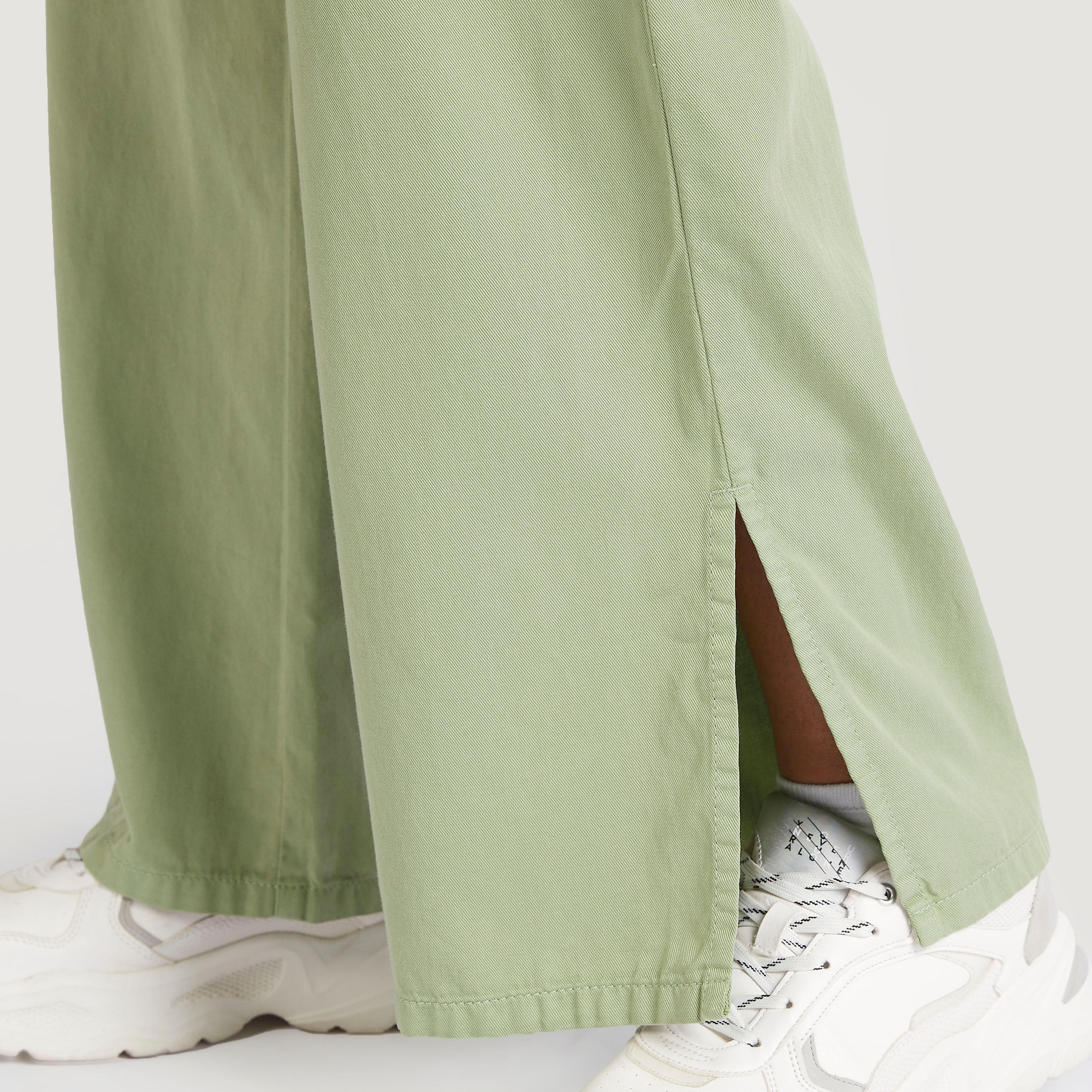 Solid Mid-Rise Pants with Drawstring Closure and Pockets-women-clothing-bottoms-trousers-image-5