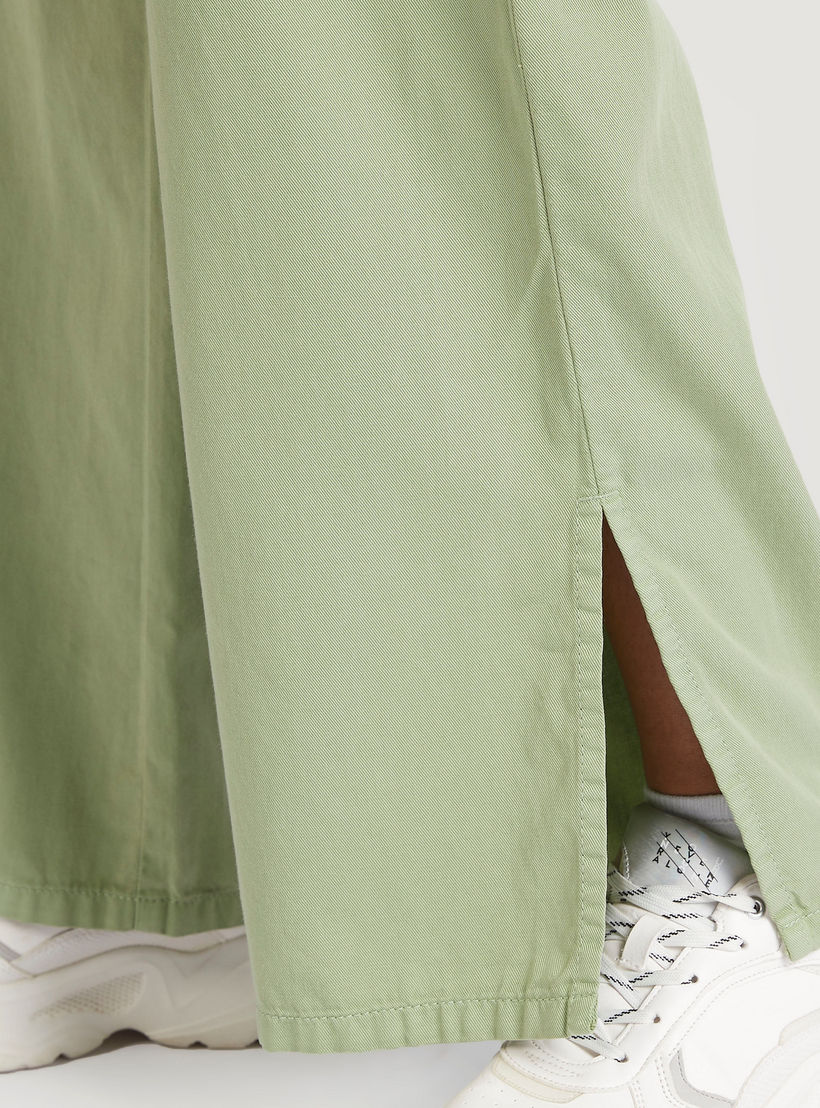 Solid Mid-Rise Pants with Drawstring Closure and Pockets-women-clothing-bottoms-trousers-image-5