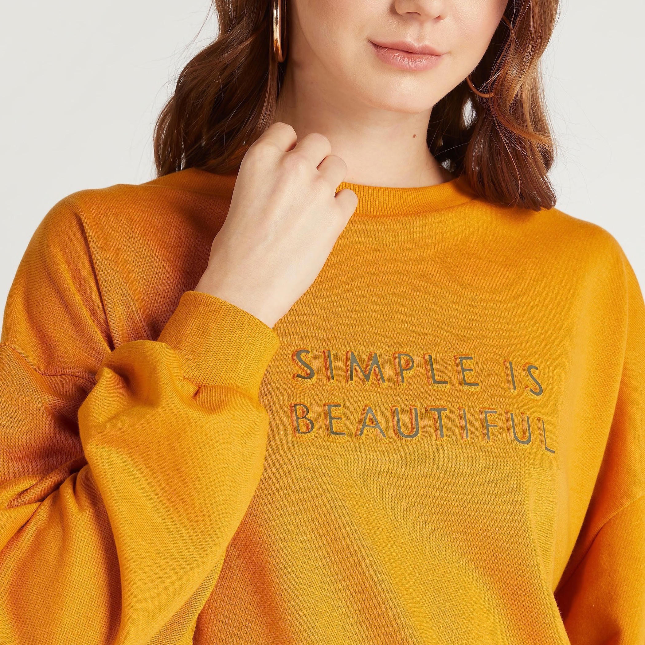 سويت شيرت بطبعات منقوشة وأكمام طويلة وياقة ضيّقة-women-winterwear-hoodiesandsweatshirts-sweatshirts-image-3
