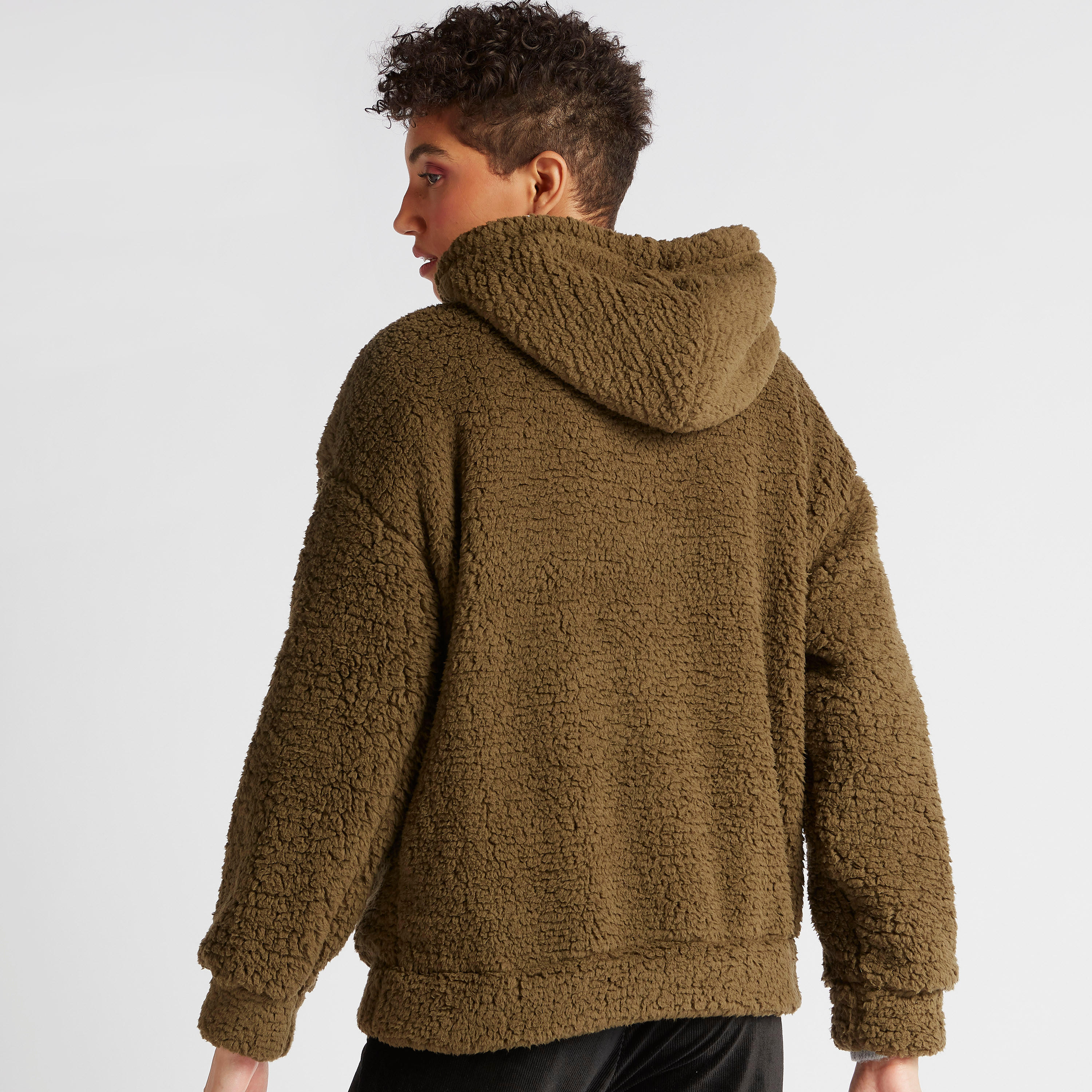 سويت شيرت بقبّعة وجيوب كنغر وأكمام طويلة وطبعات نصيّة-women-clothing-cardigansandjumpers-jumpers-image-4