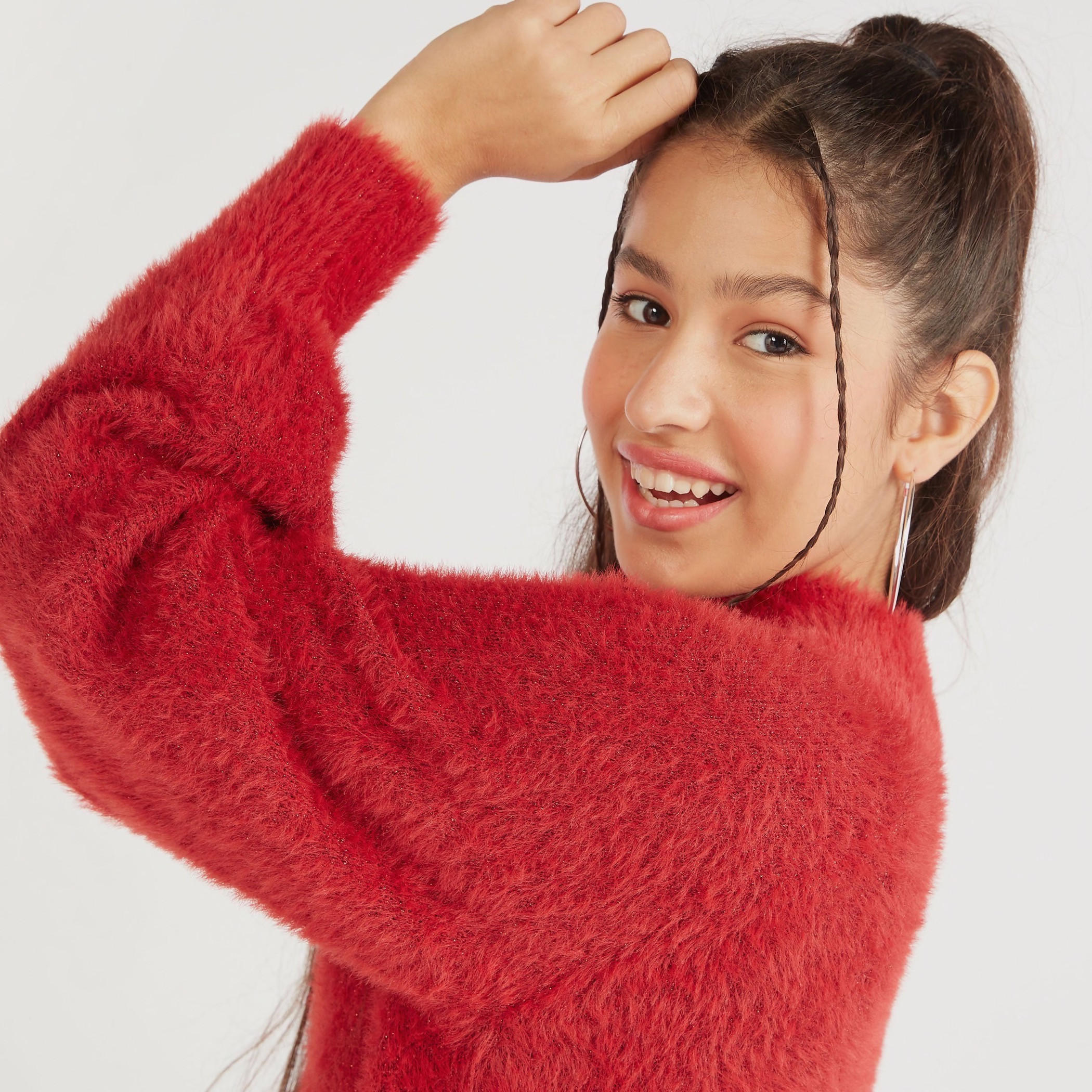 كنزة بارزة الملمس بياقة عالية وأكمام طويلة-women-clothing-cardigansandjumpers-jumpers-image-6