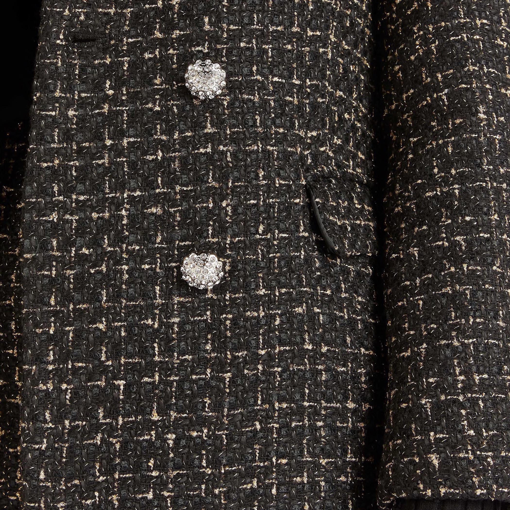 Checked Lightweight Jacket with Long Sleeves-women-winterwear-coatsandjackets-jackets-image-3