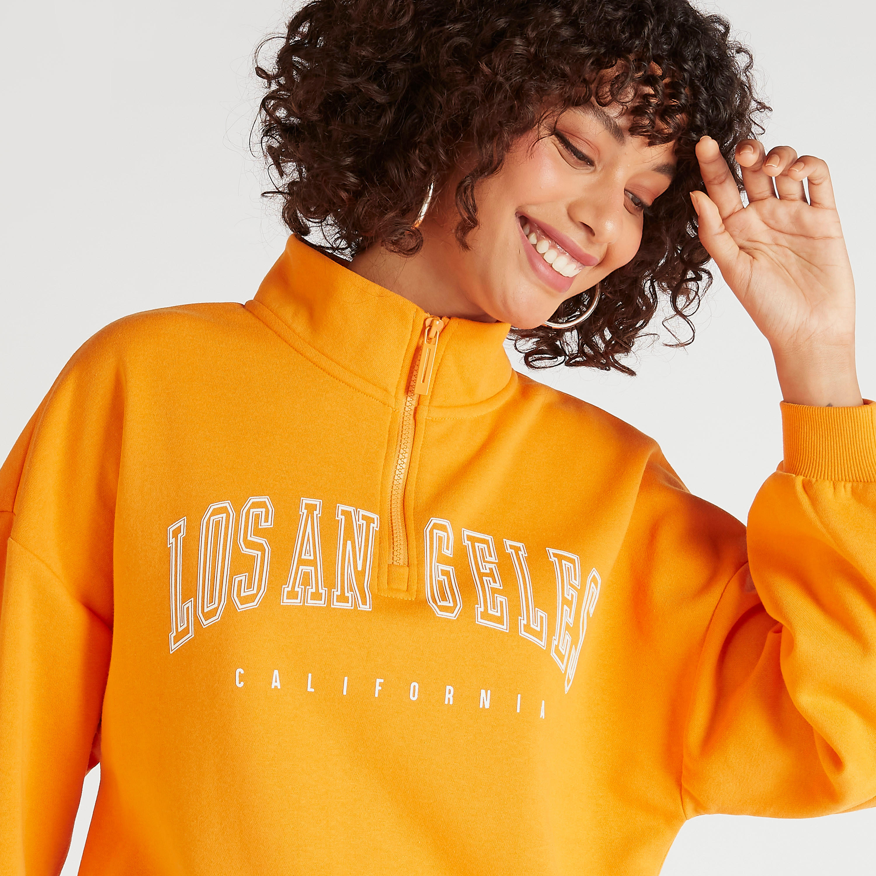 سويت شيرت بطبعات ونصف سحّاب إغلاق-women-winterwear-hoodiesandsweatshirts-sweatshirts-image-3