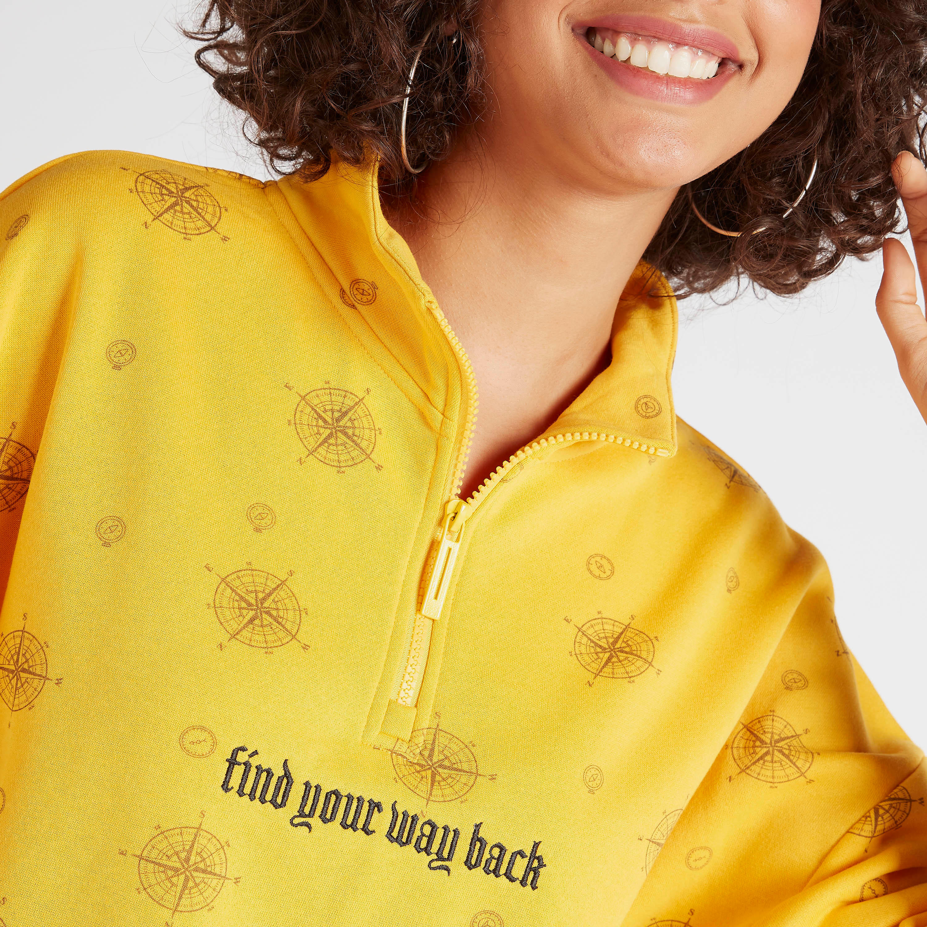 Printed Sweatshirt with Long Sleeves-women-winterwear-hoodiesandsweatshirts-sweatshirts-image-3