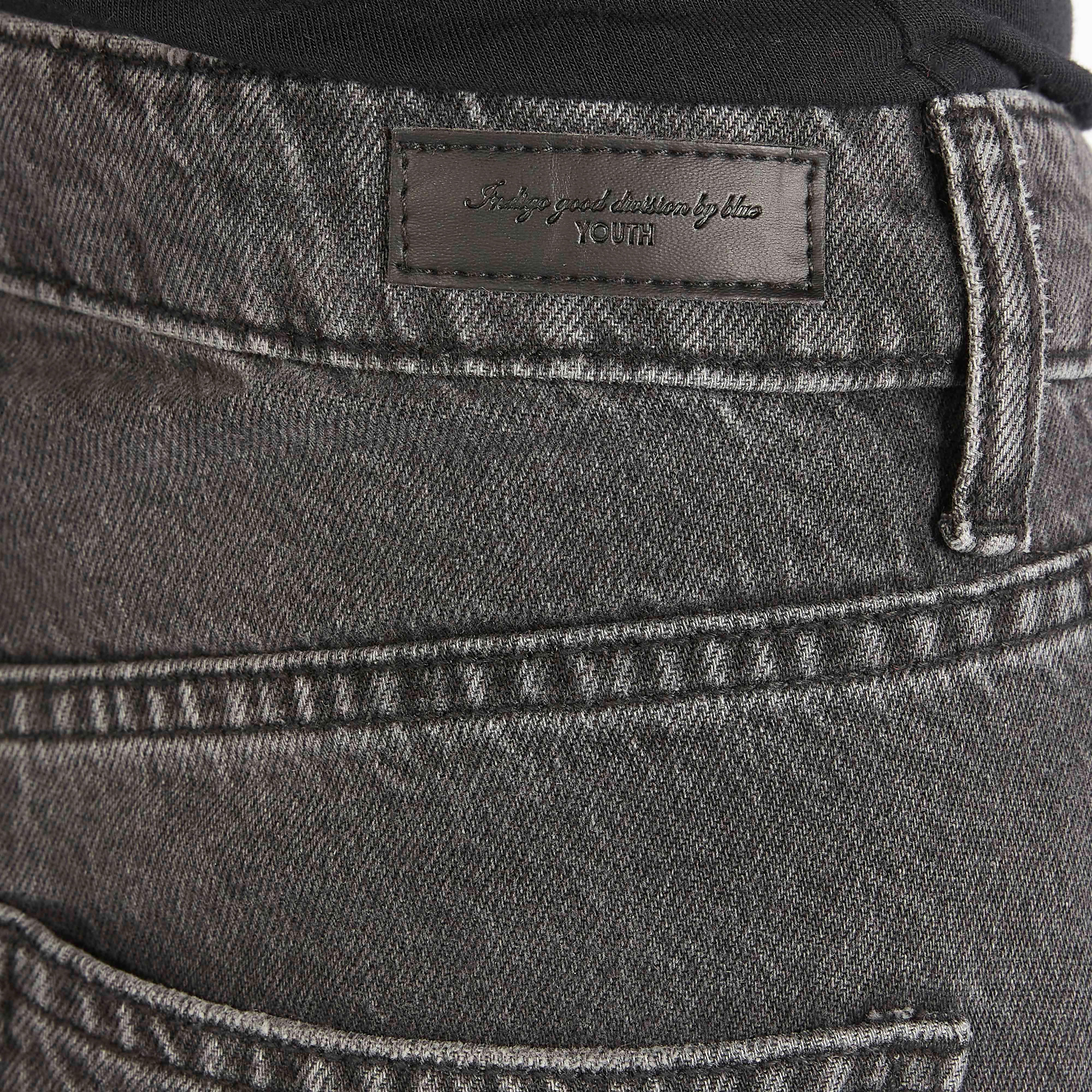 بنطلون جينز مضلع بخصر مرتفع وجيوب وأزرار للإغلاق-women-clothing-bottoms-jeans-image-6