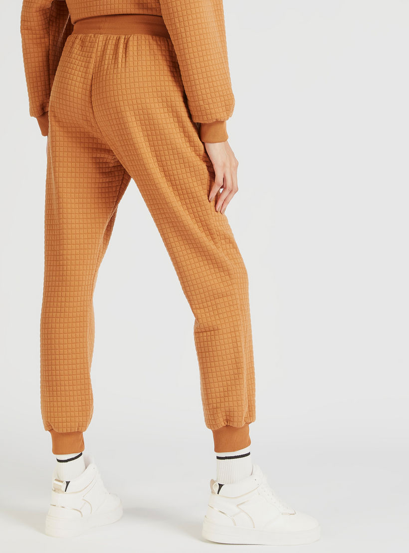 Quilted Joggers with Drawstring Closure-women-clothing-bottoms-joggers-image-4