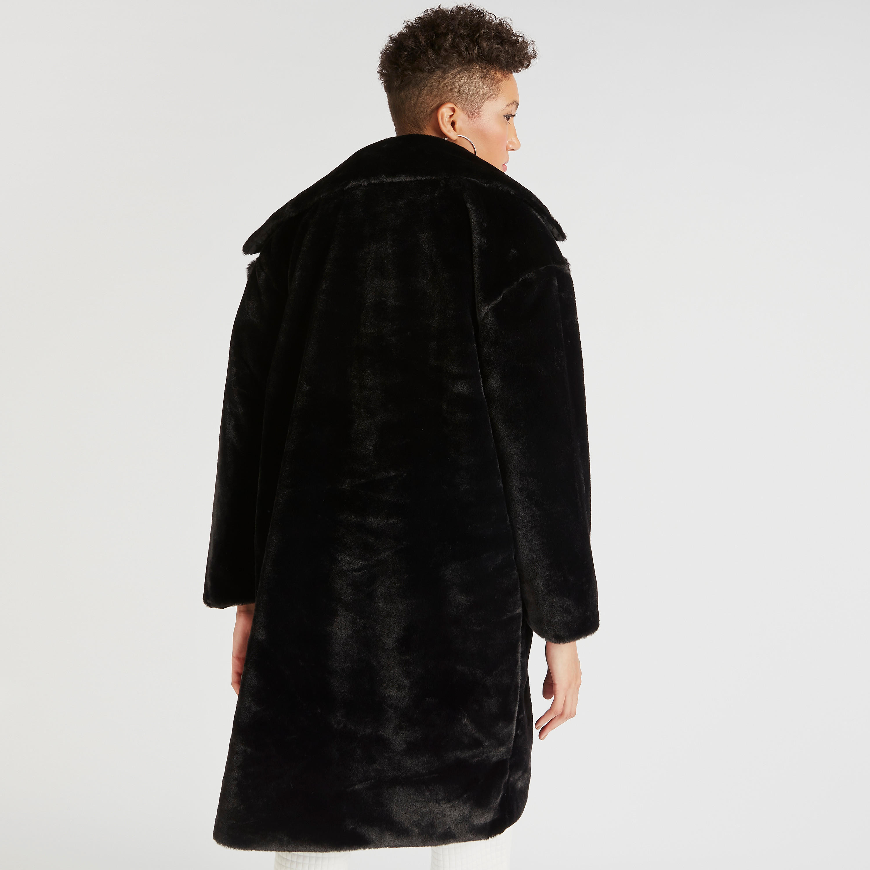 جاكيت طويل بارز الملمس بياقة عادية-women-winterwear-coatsandjackets-jackets-image-6