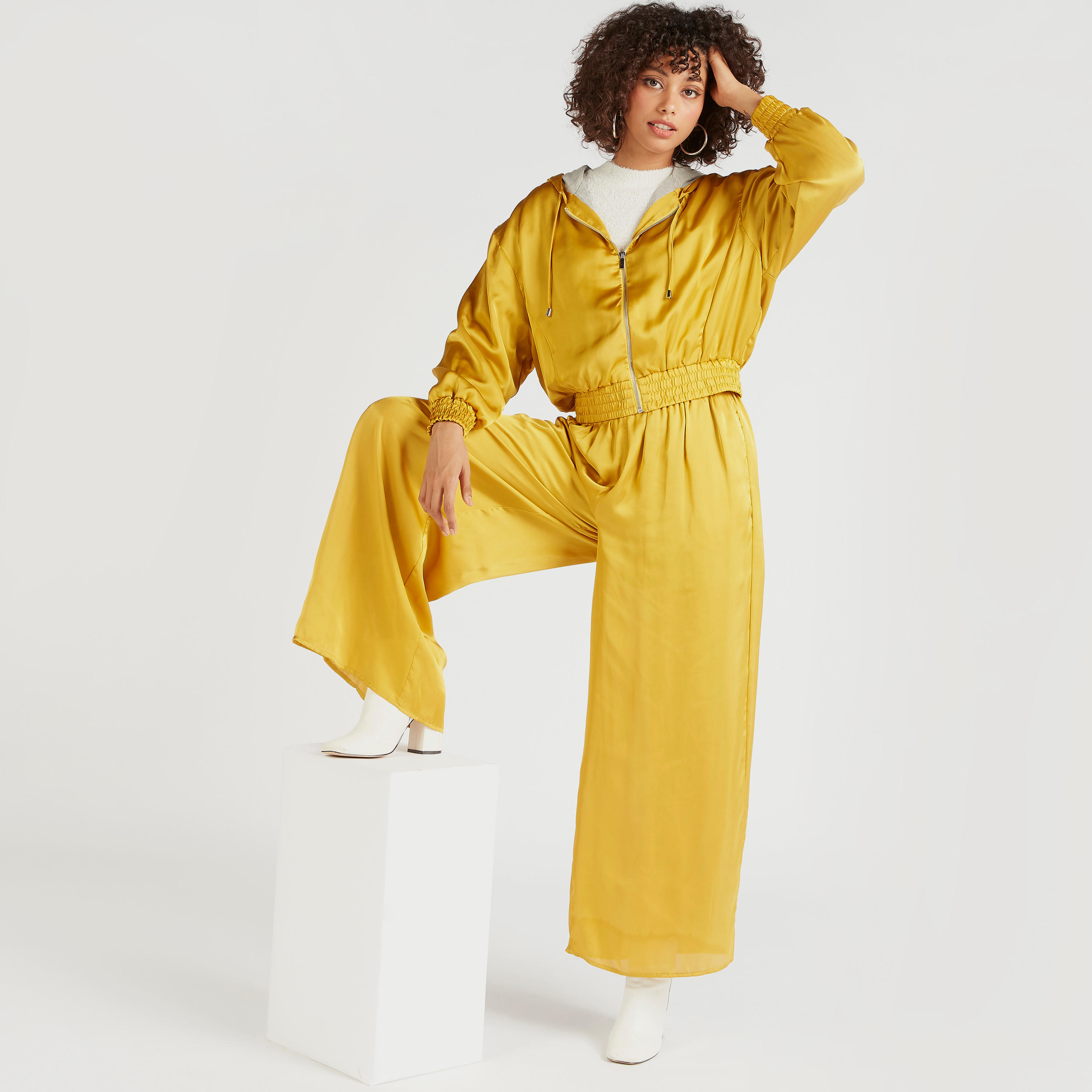 Solid High-Rise Palazzo Pants with Drawstring Closure and Pockets-women-clothing-bottoms-trousers-image-2