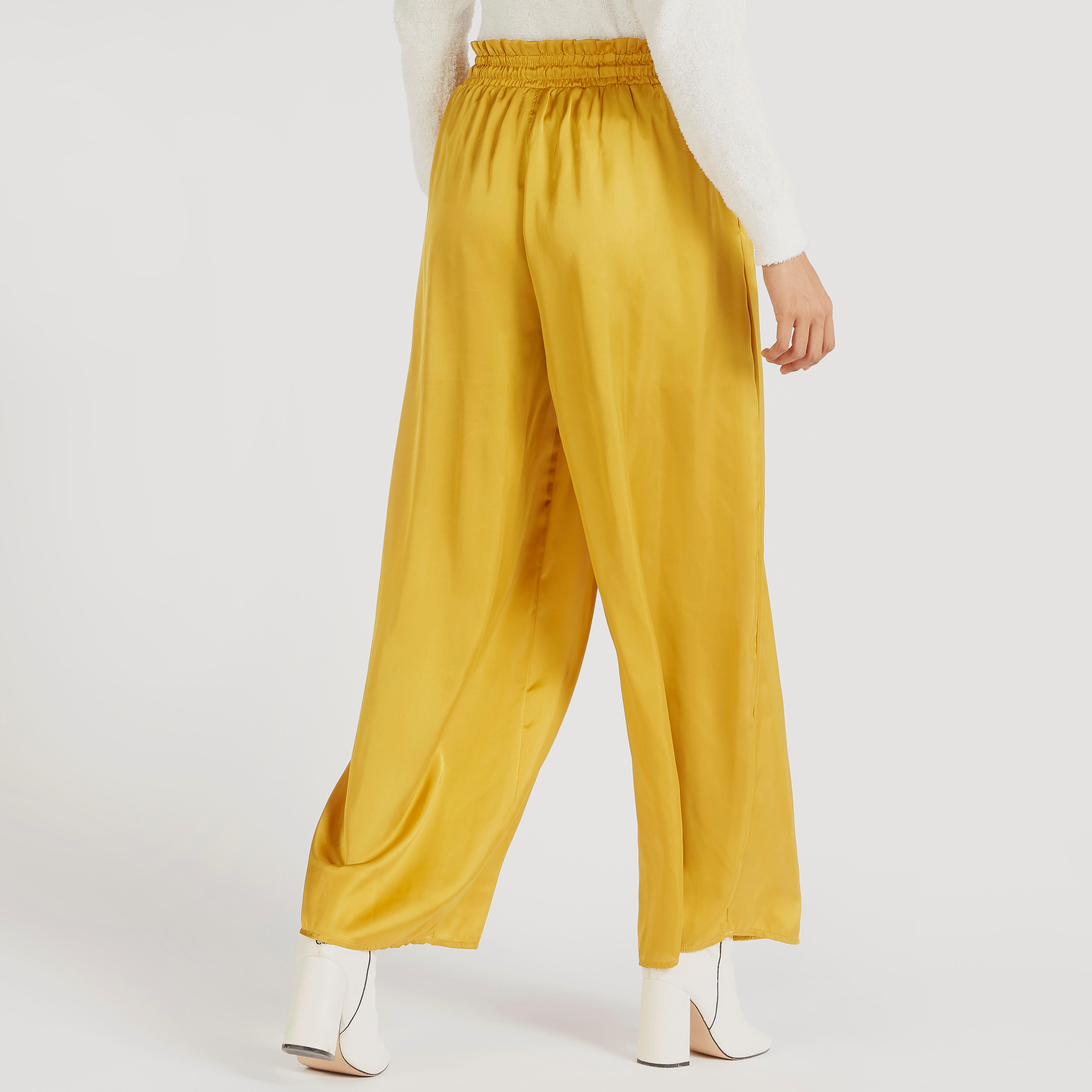 Solid High-Rise Palazzo Pants with Drawstring Closure and Pockets-women-clothing-bottoms-trousers-image-4