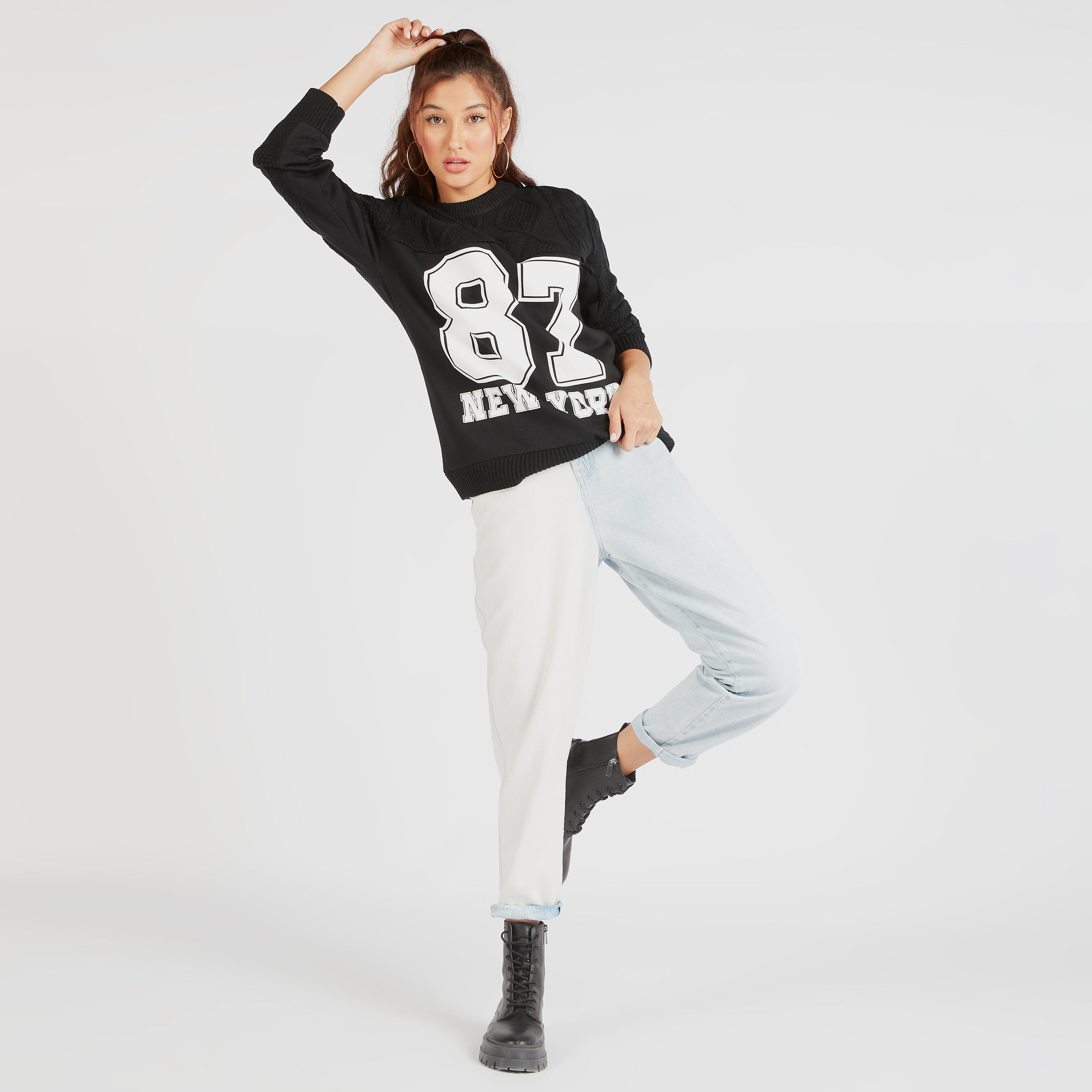كنزة بياقة ضيقة وأكمام طويلة وطبعات-women-clothing-cardigansandjumpers-jumpers-image-2