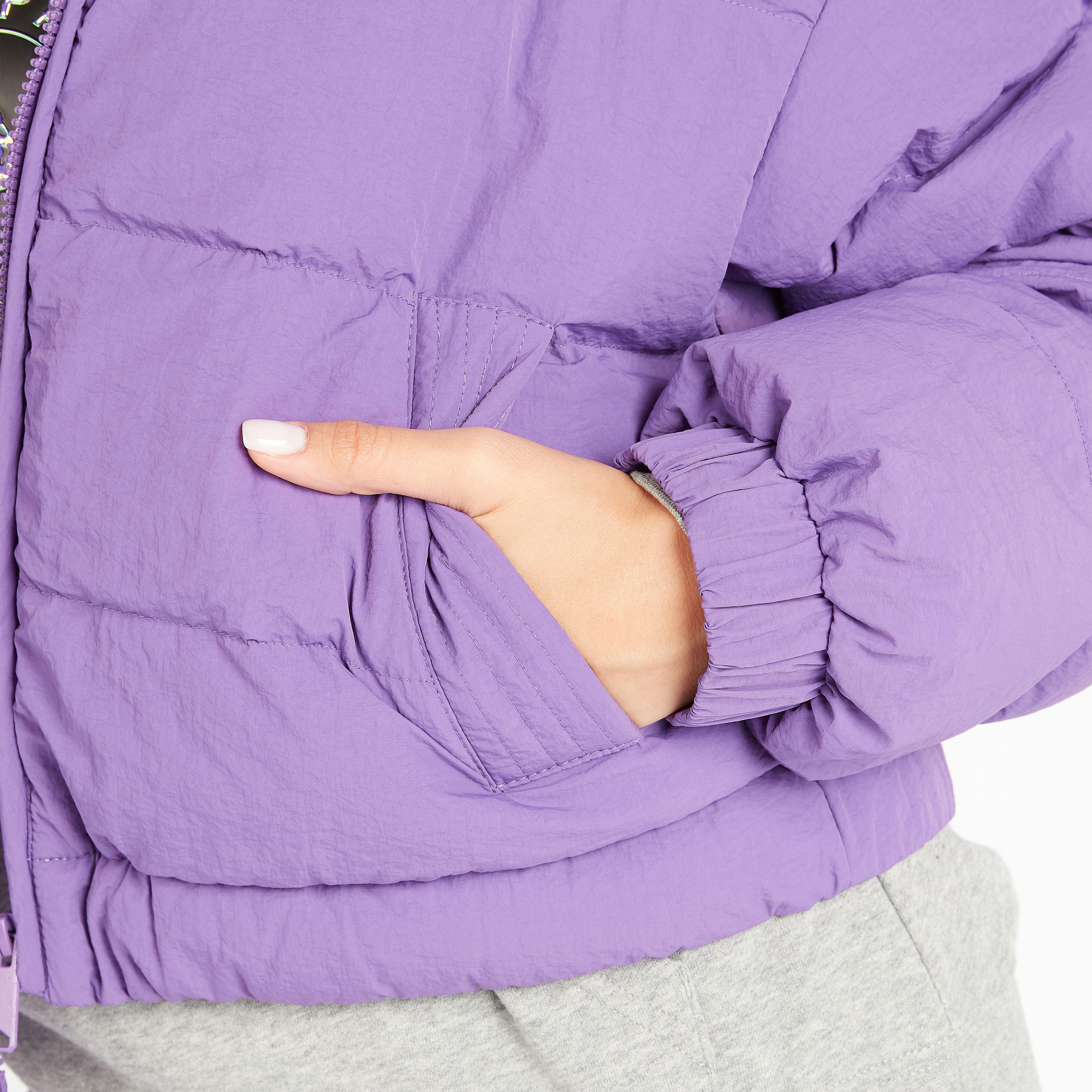 جاكيت منفوخ مبطّن بسحّاب إغلاق وجيوب-women-winterwear-coatsandjackets-jackets-image-3
