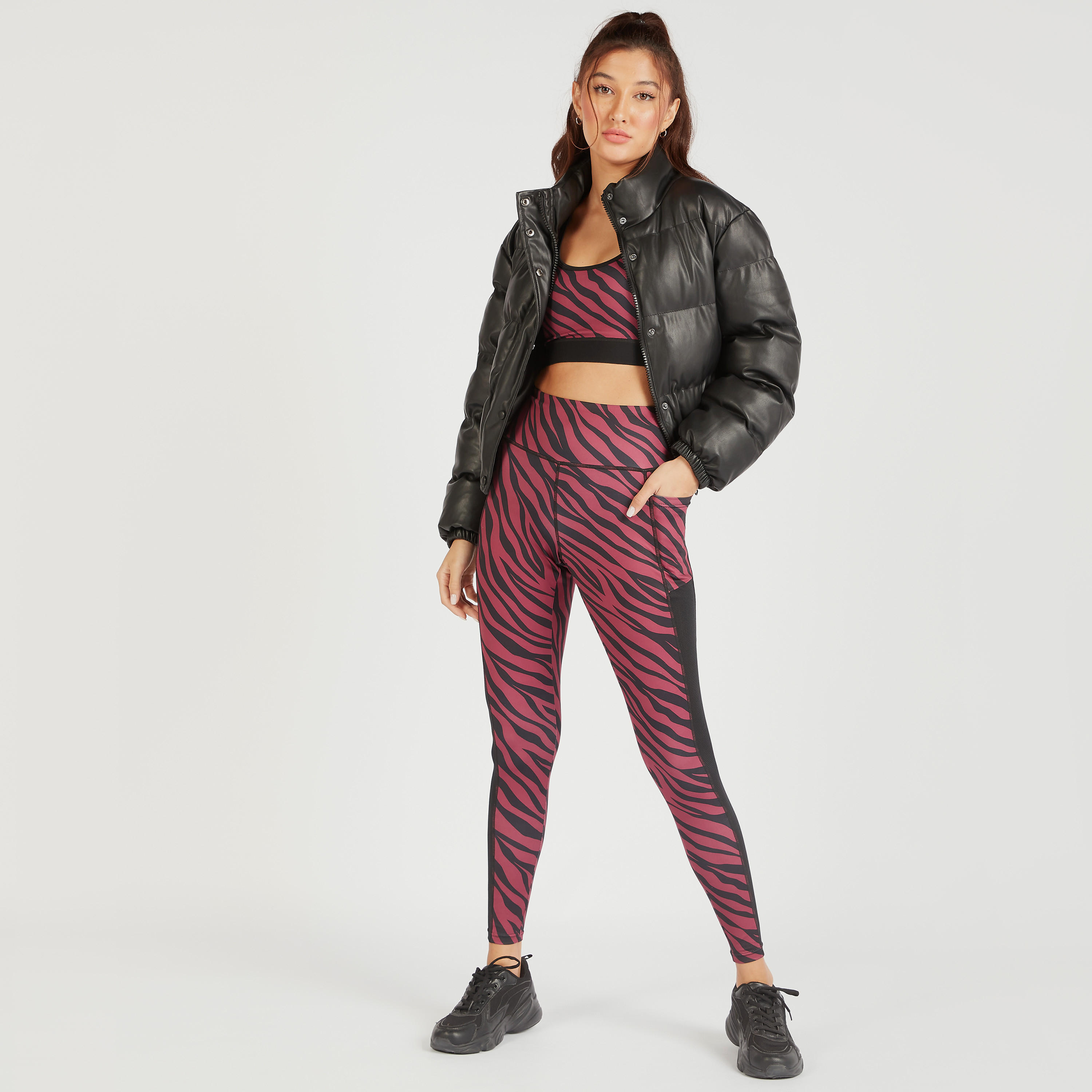 جاكيت منفوخ مبطّن بسحّاب إغلاق وجيوب-women-winterwear-coatsandjackets-jackets-image-6