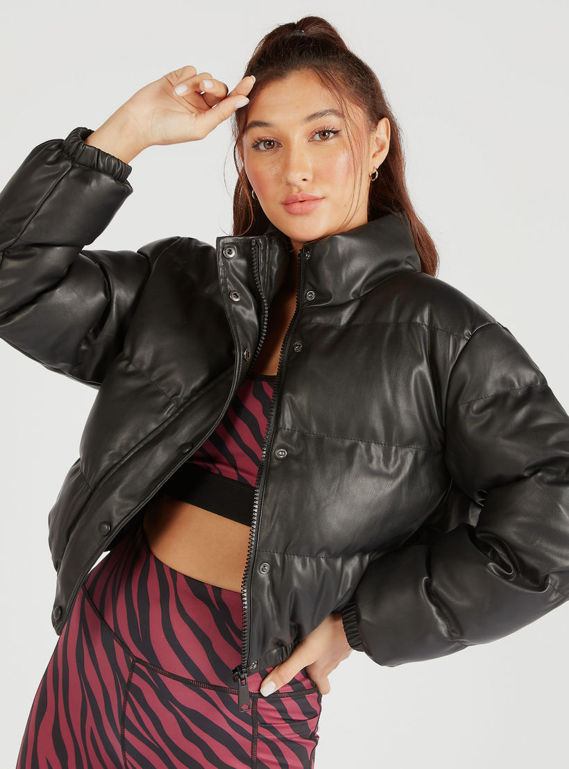 جاكيت منفوخ مبطّن بسحّاب إغلاق وجيوب-women-winterwear-coatsandjackets-jackets-image-3