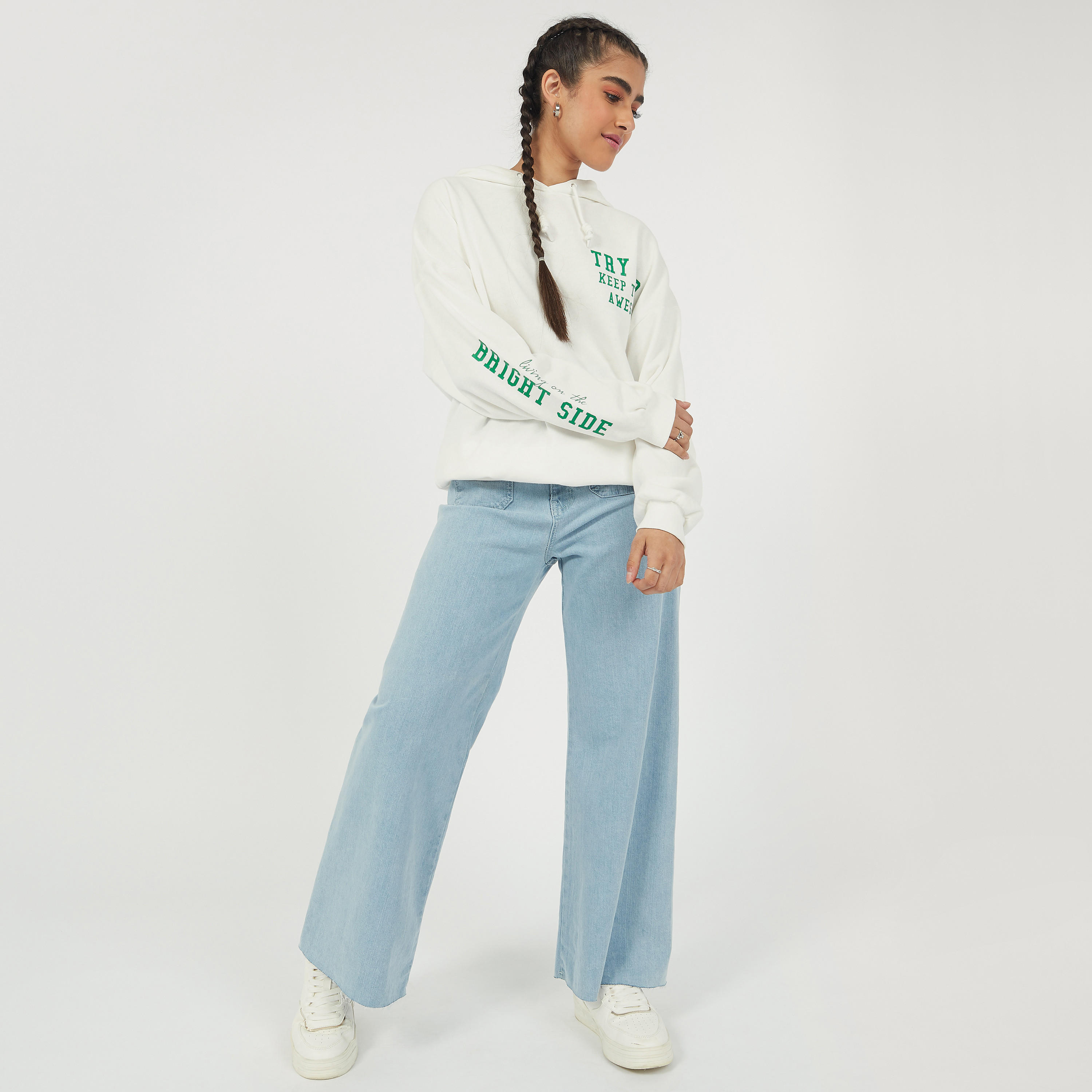 سويت شيرت بأكمام طويلة وقبّعة وطبعات-women-clothing-hoodiesandsweatshirts-hoodies-image-2