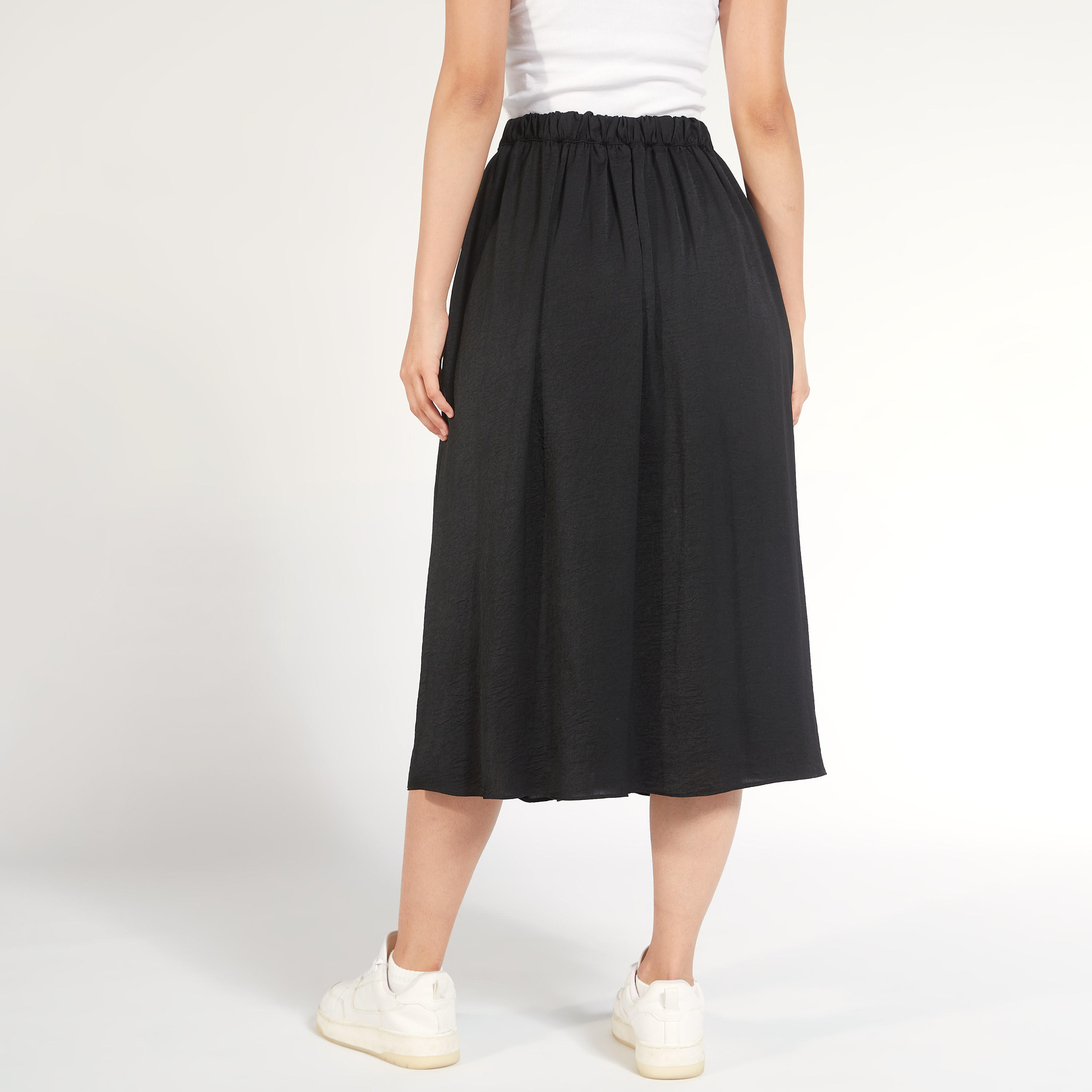 تنّورة ميدي إيه لاين سادة بكُسرات وجيوب-women-clothing-bottoms-skirts-image-9