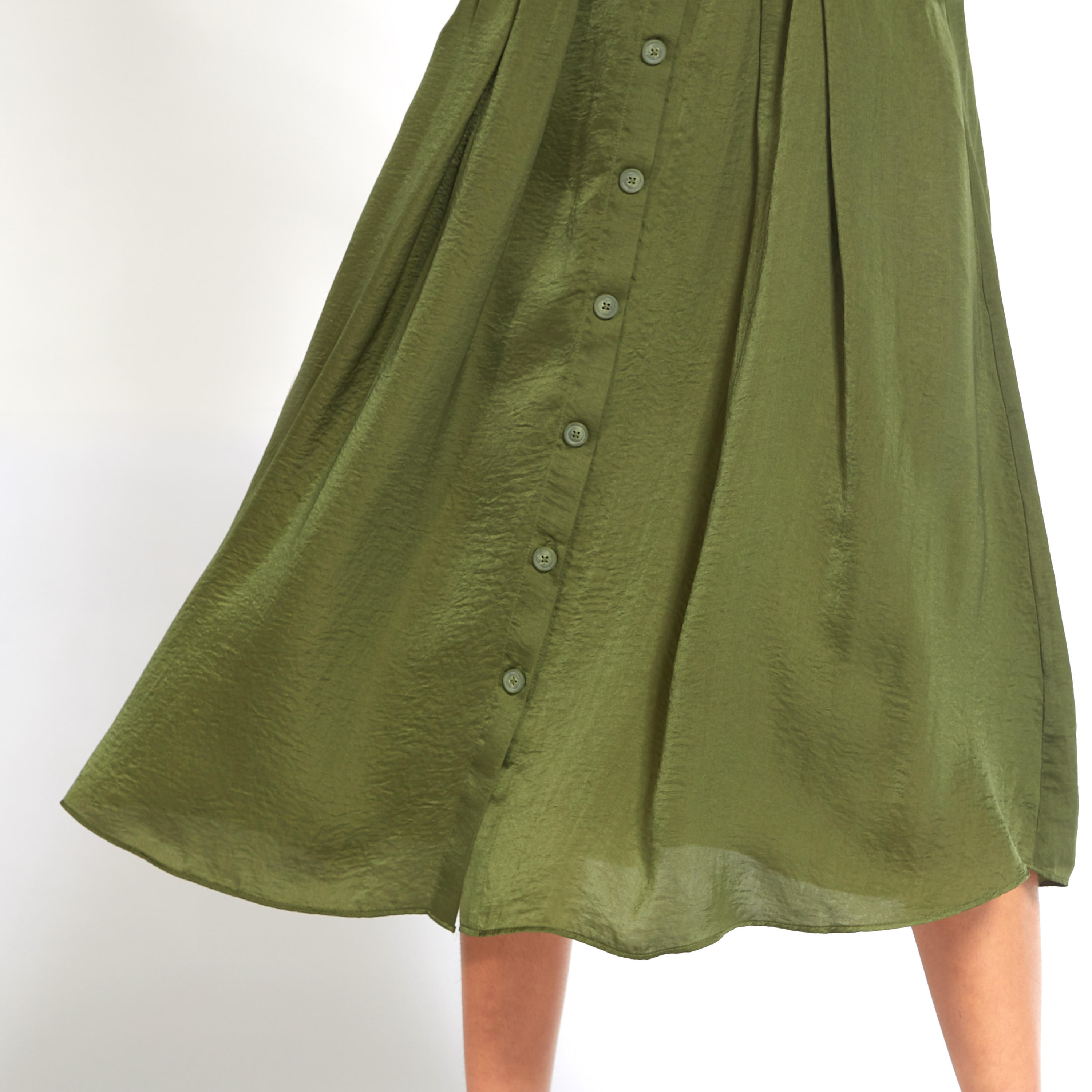 تنّورة ميدي إيه لاين سادة بكُسرات وجيوب-women-clothing-bottoms-skirts-image-12