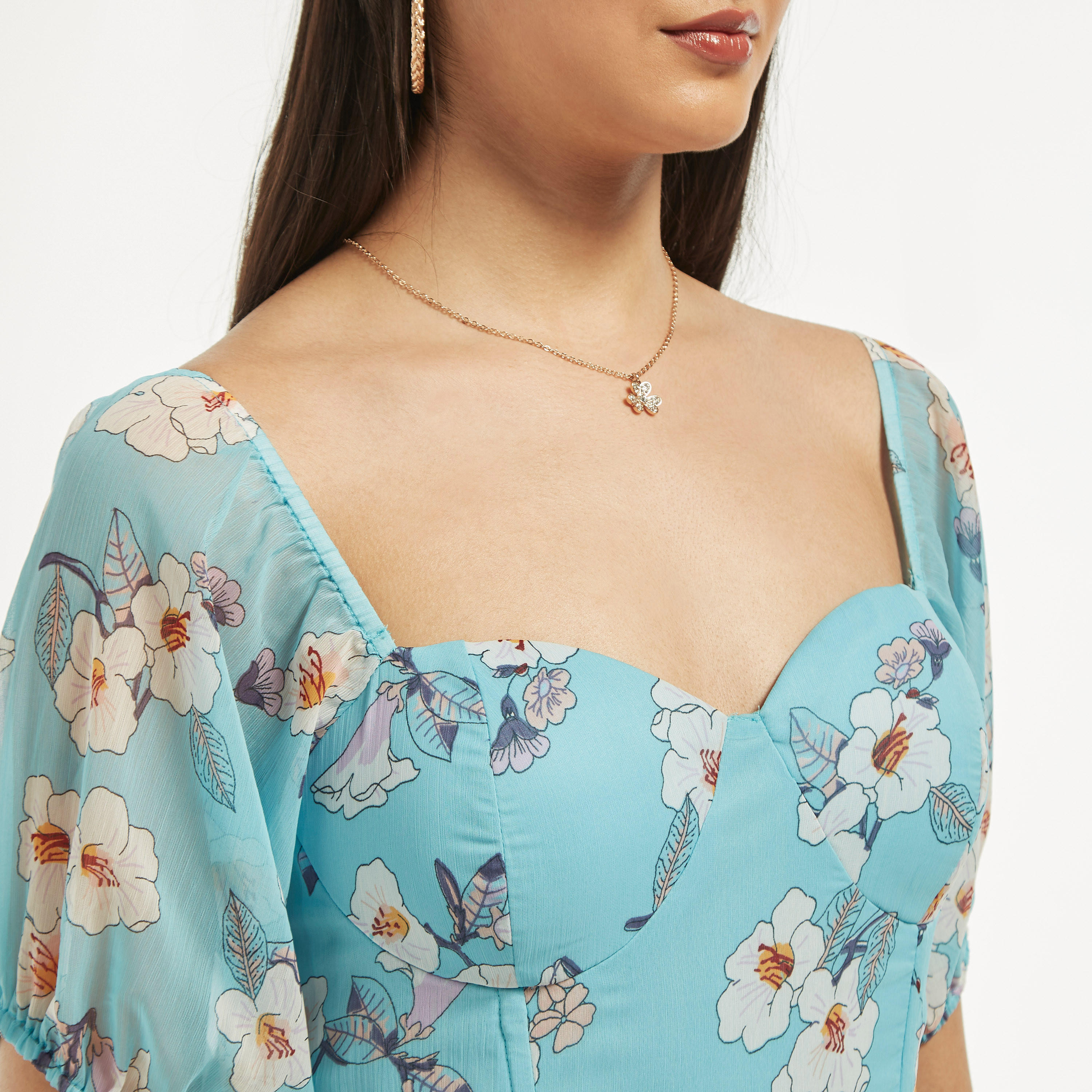 فستان طويل بياقة سويت هارت وطبعات أزهار-women-clothing-dresses-image-4