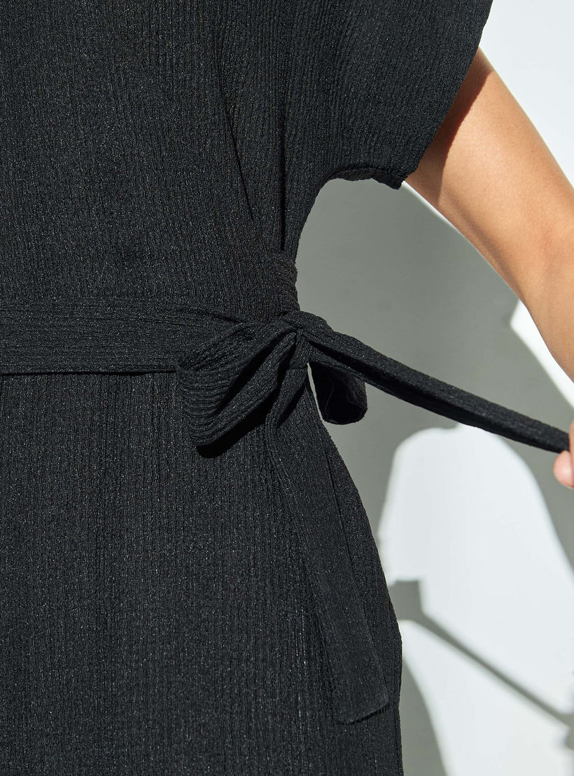 Solid Wrap Jumpsuit with Tie-Ups and Extended Sleeves-women-clothing-jumpsuits-image-3