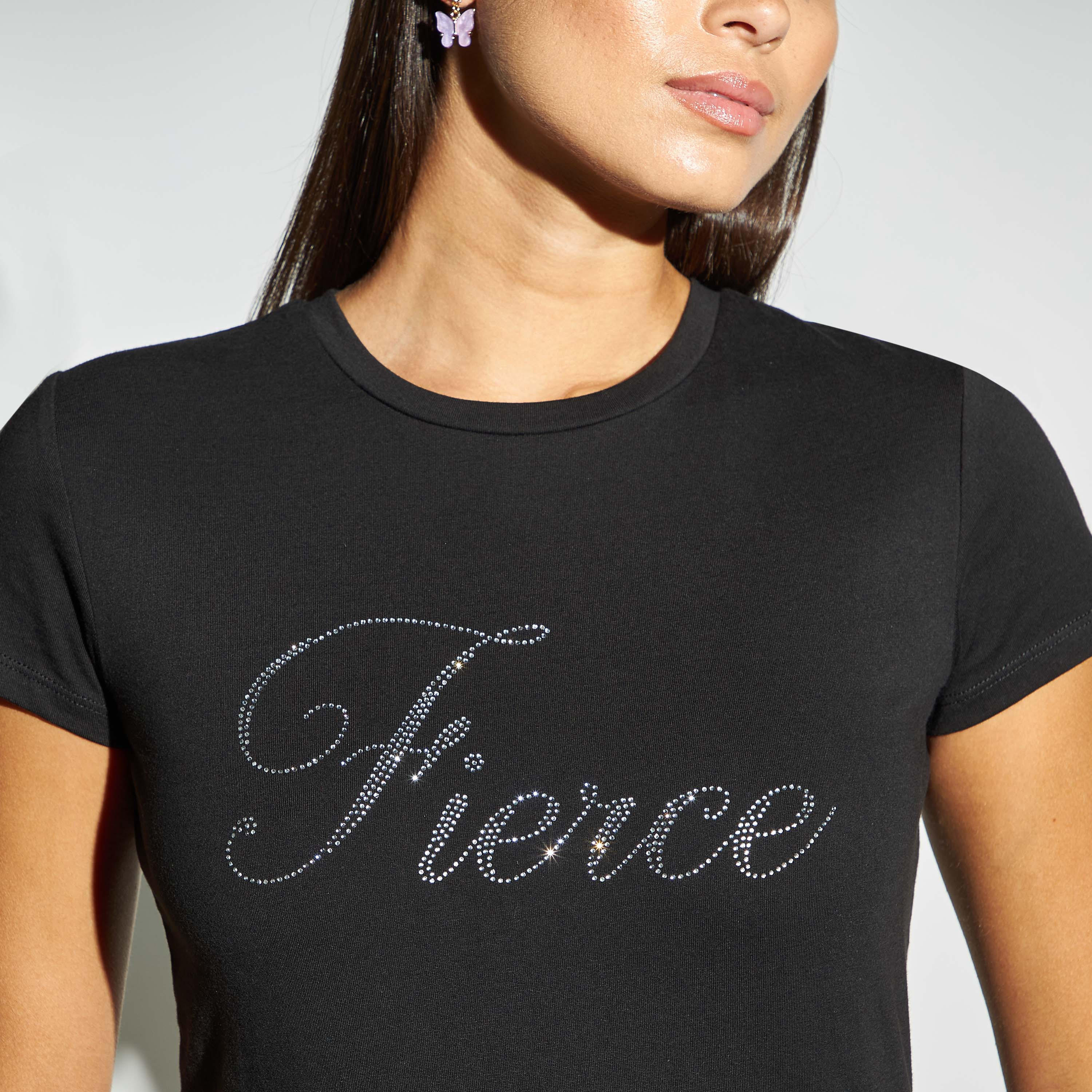 تيشيرت بياقة ضيّقة وأكمام قصيرة وطبعات-women-clothing-tshirts-image-4