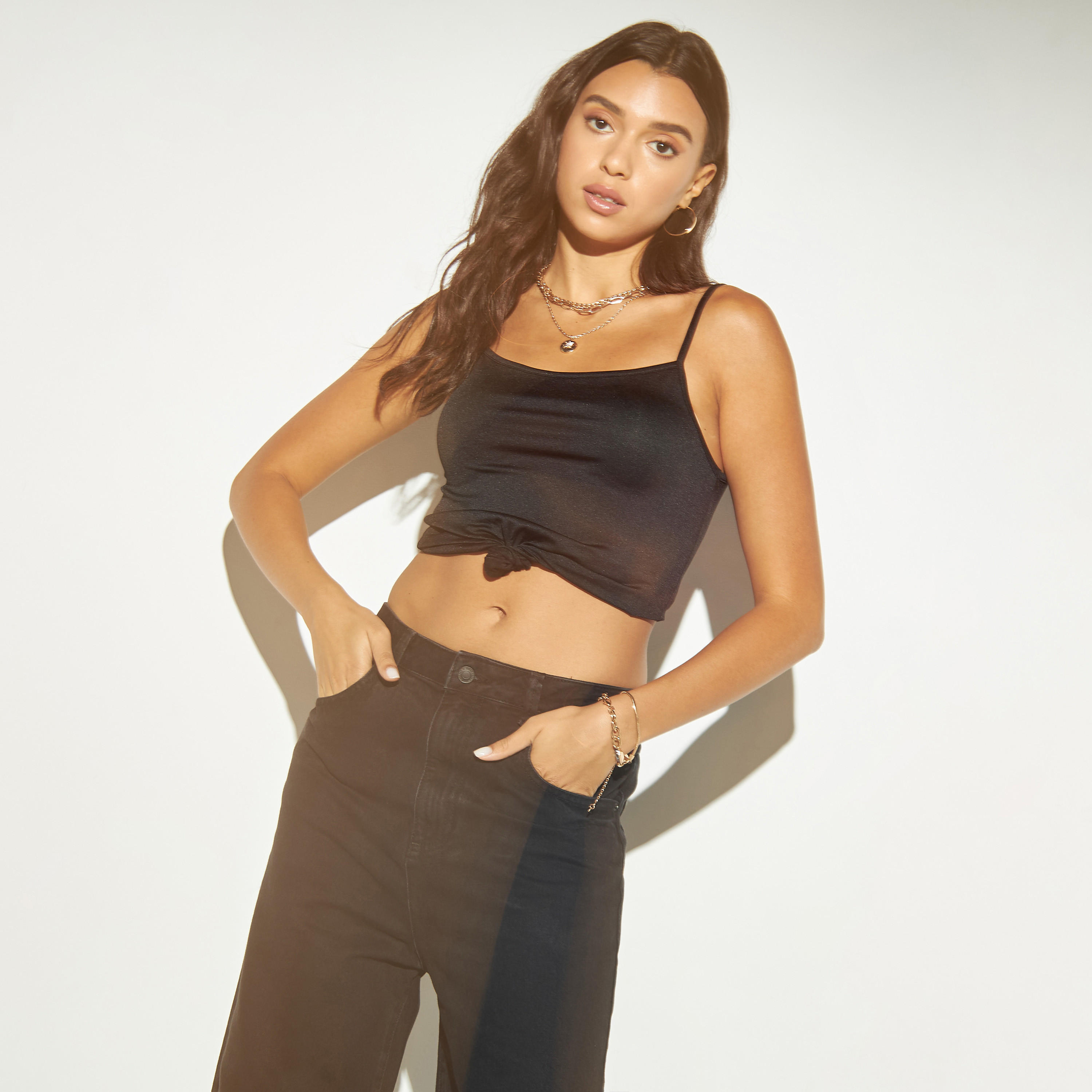 Solid Square Neck Camisole-women-clothing-tshirts-image-5