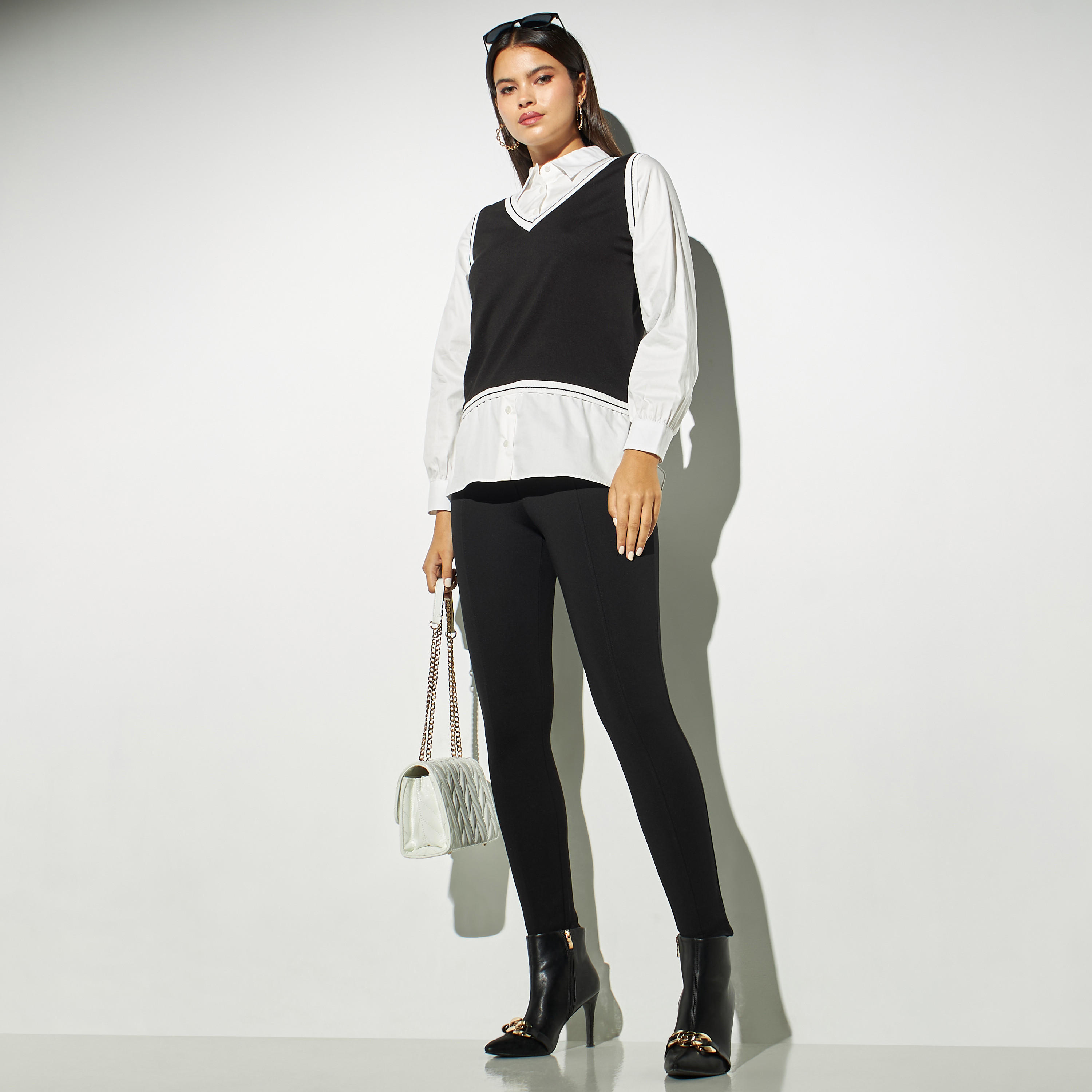 Solid Twofer Top with Long Sleeves-women-clothing-shirtsandblouses-blouses-image-2