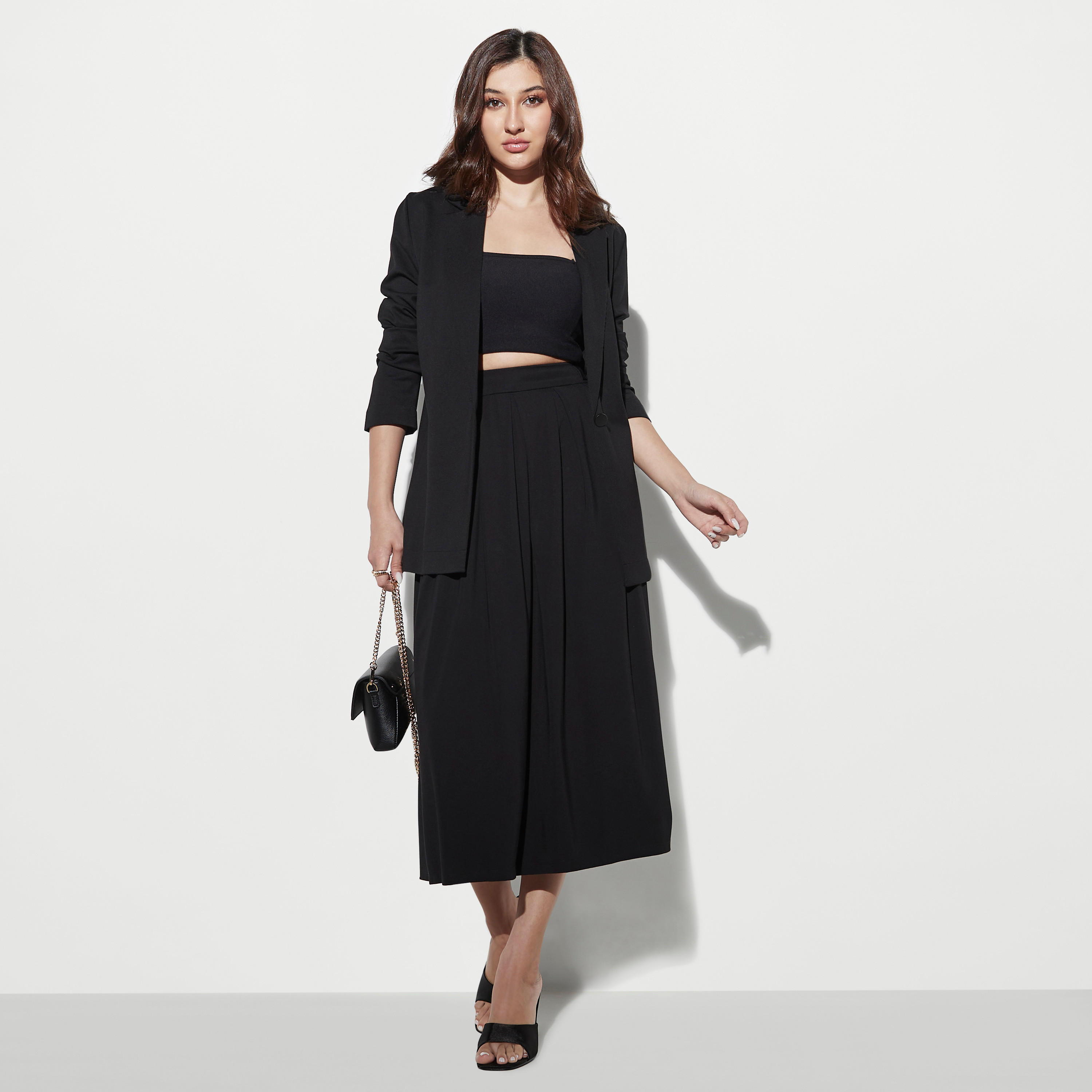 Solid Lightweight Blazer with Notch Lapel-women-winterwear-coatsandjackets-jackets-image-2