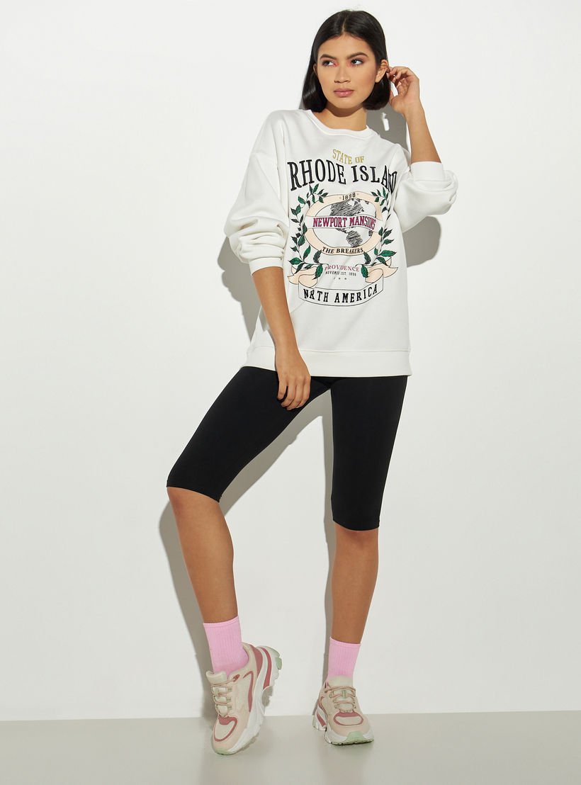 Typographic Print Sweatshirt-women-winterwear-hoodiesandsweatshirts-sweatshirts-image-2