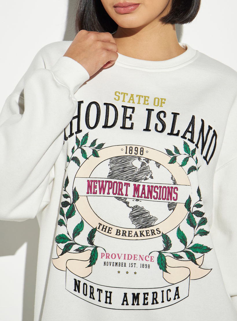 Typographic Print Sweatshirt-women-winterwear-hoodiesandsweatshirts-sweatshirts-image-4
