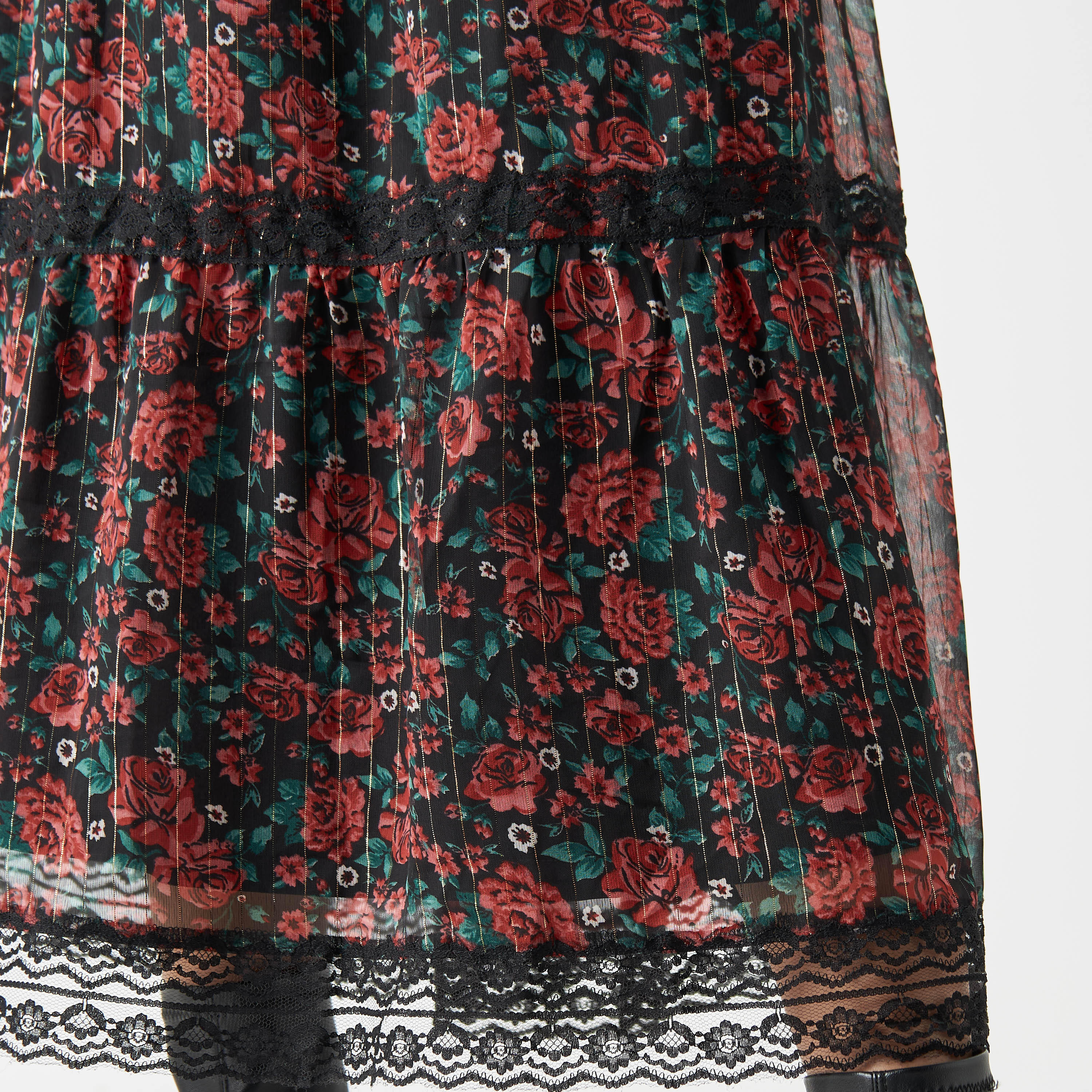 فستان متعدد الطبقات بطبعات أزهار وأكمام طويلة وطبقة شبكية-women-clothing-dresses-image-4