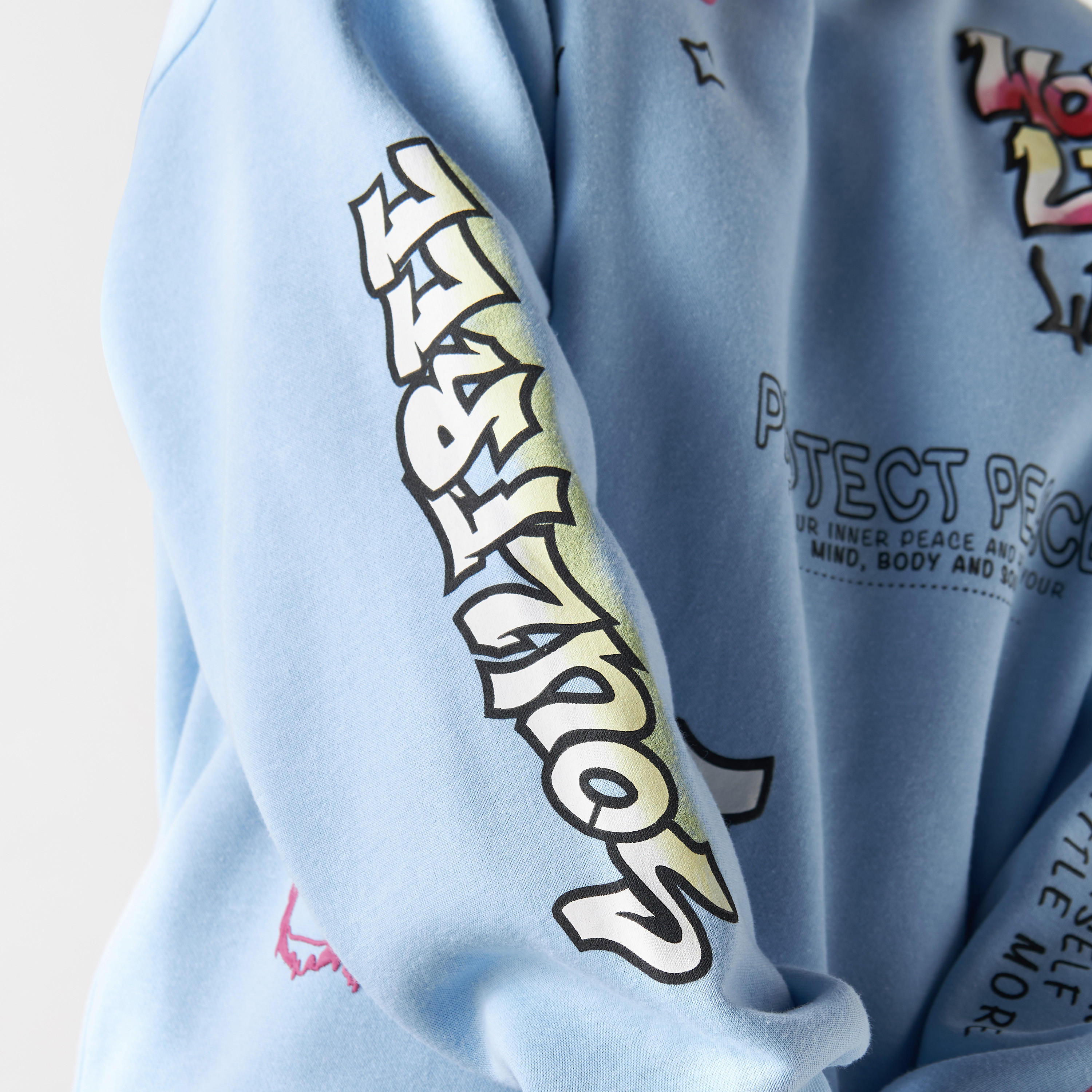 Graphic Print Sweatshirt with Long Sleeves-women-winterwear-hoodiesandsweatshirts-sweatshirts-image-5