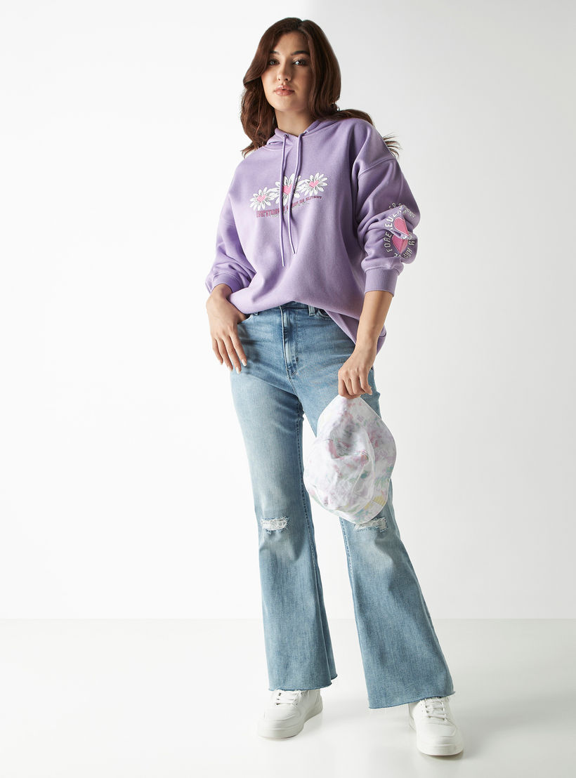 سويت شيرت بقبعة وأكمام طويلة وطبعات-women-winterwear-hoodiesandsweatshirts-hoodies-image-3