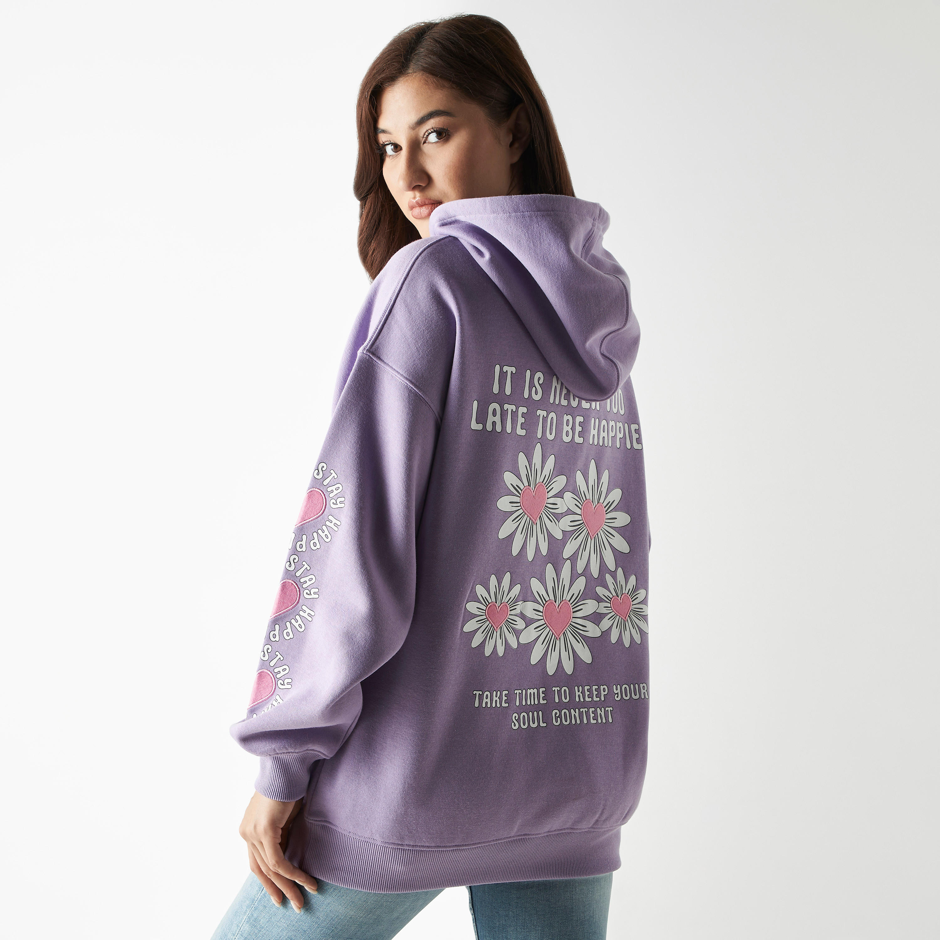 سويت شيرت بقبعة وأكمام طويلة وطبعات-women-winterwear-hoodiesandsweatshirts-hoodies-image-2