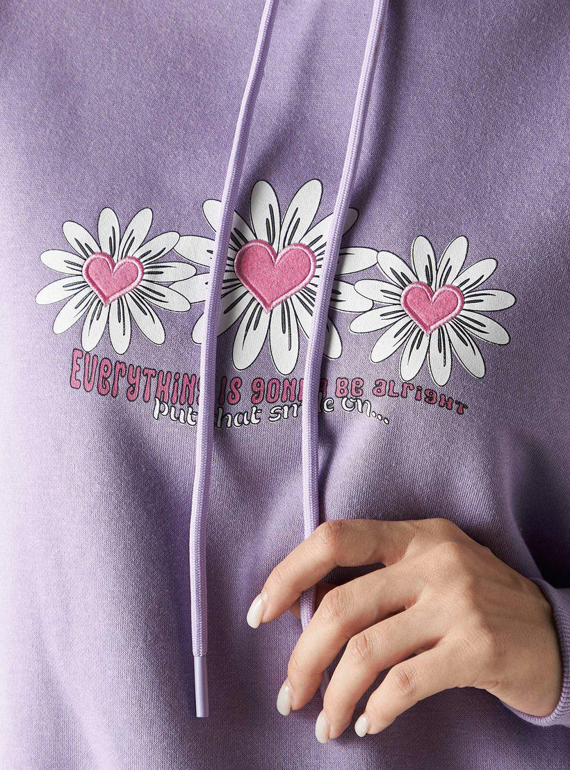 سويت شيرت بقبعة وأكمام طويلة وطبعات-women-winterwear-hoodiesandsweatshirts-hoodies-image-1