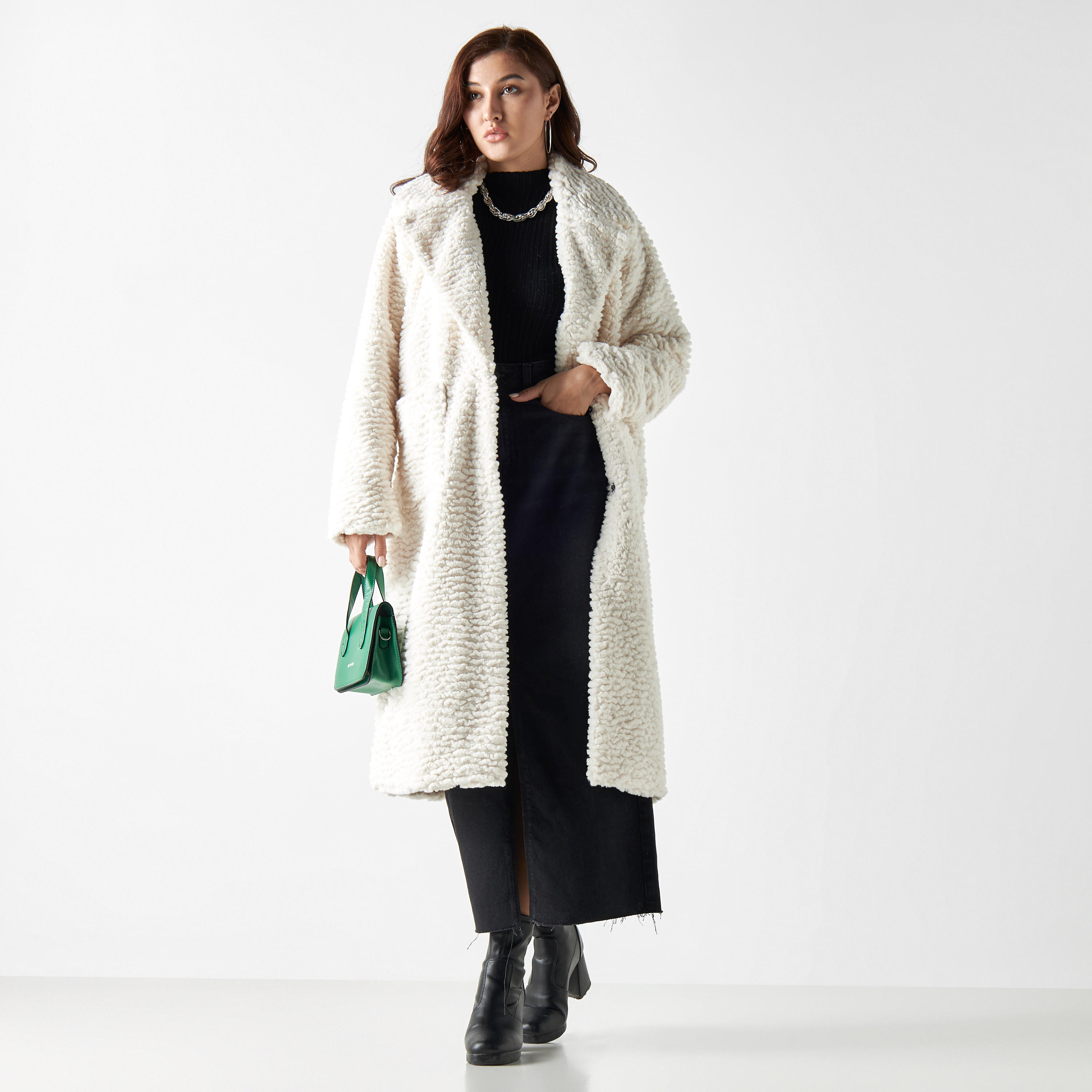 معطف بارز الملمس بجيوب-women-clothing-coatsandjackets-coats-image-4