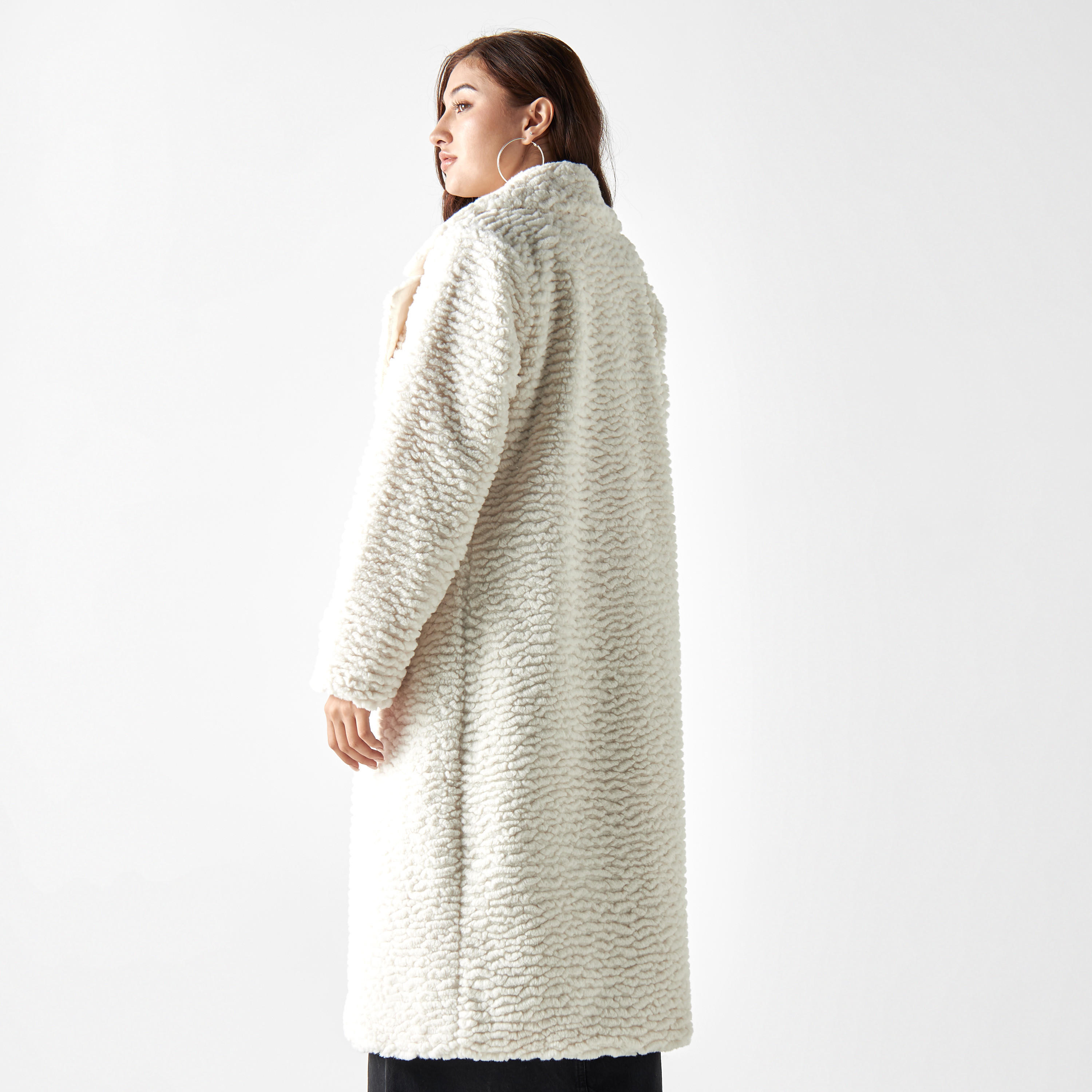 معطف بارز الملمس بجيوب-women-clothing-coatsandjackets-coats-image-3