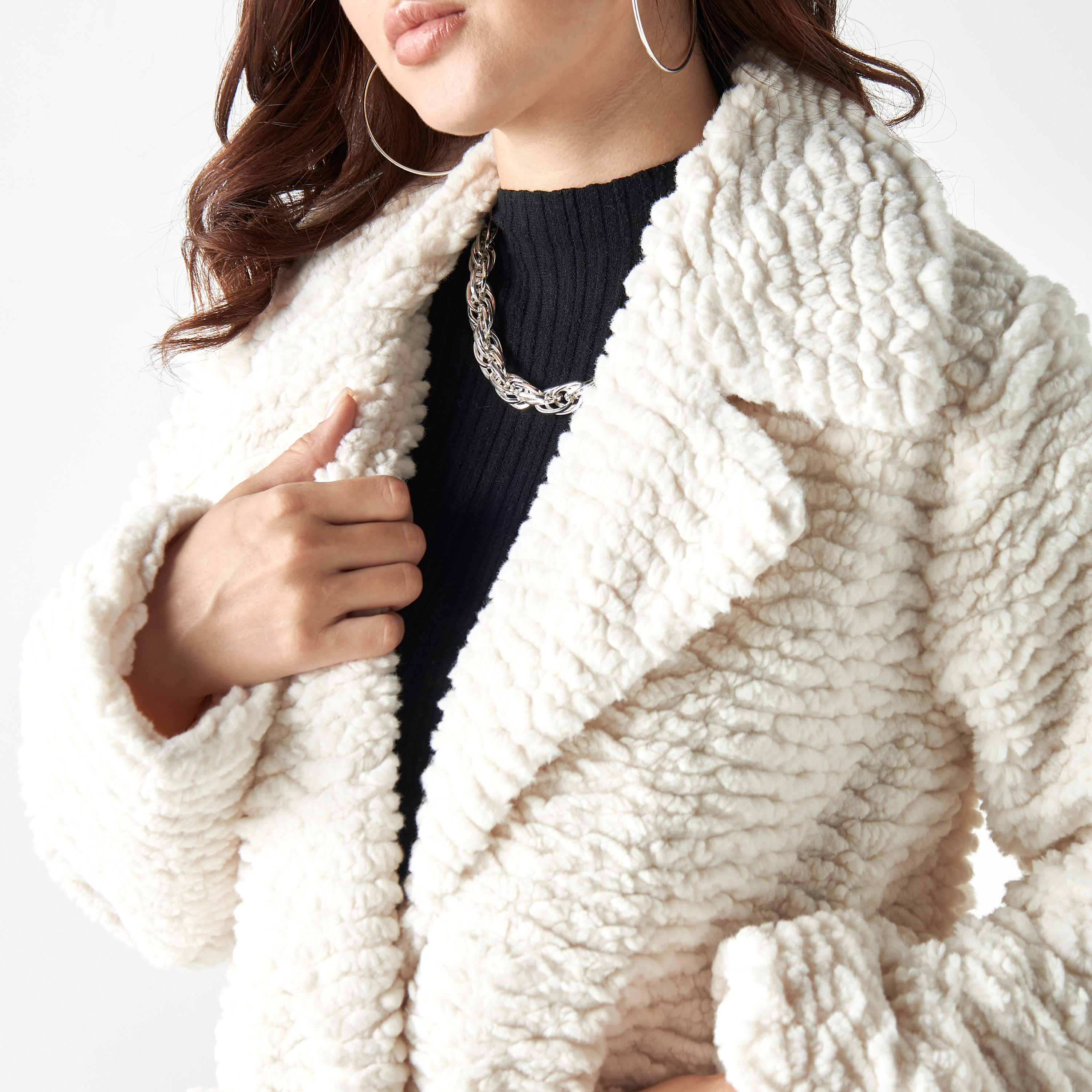 معطف بارز الملمس بجيوب-women-clothing-coatsandjackets-coats-image-2