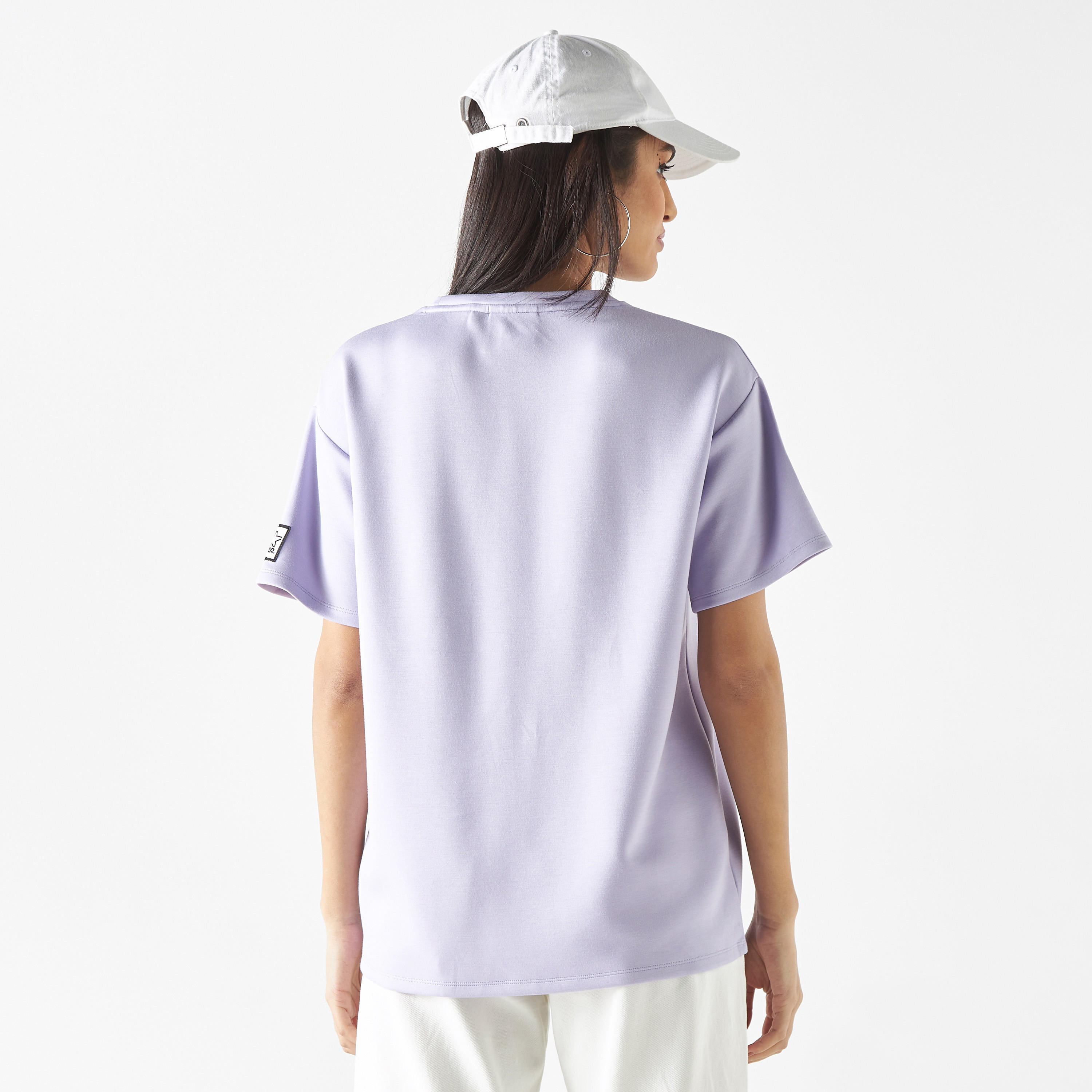 تيشيرت بياقة ضيقة وأكمام قصيرة وطبعات-women-clothing-tshirts-image-2