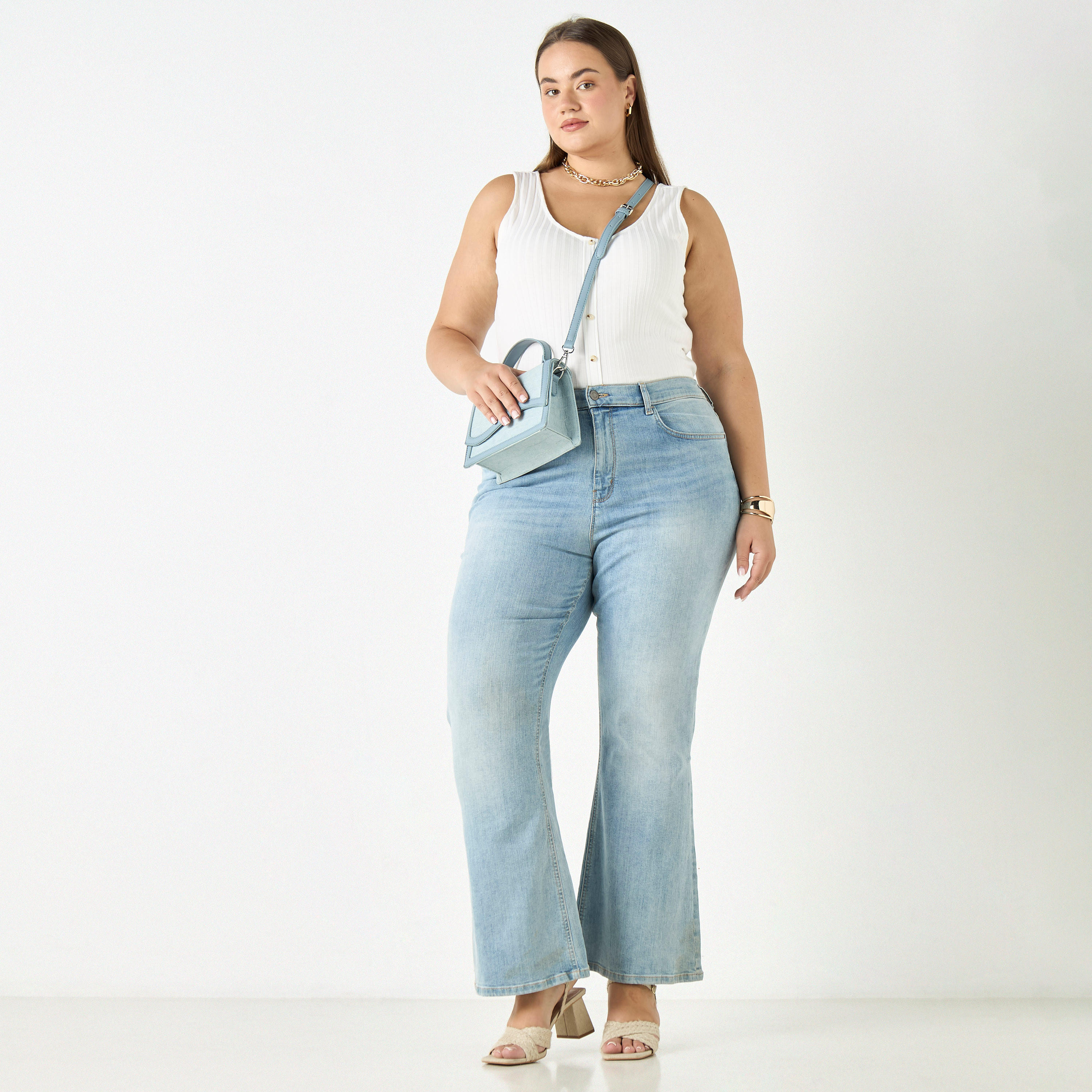 Plus Size Ribbed Tank Top with Scoop Neck-women-clothing-tshirts-image-2