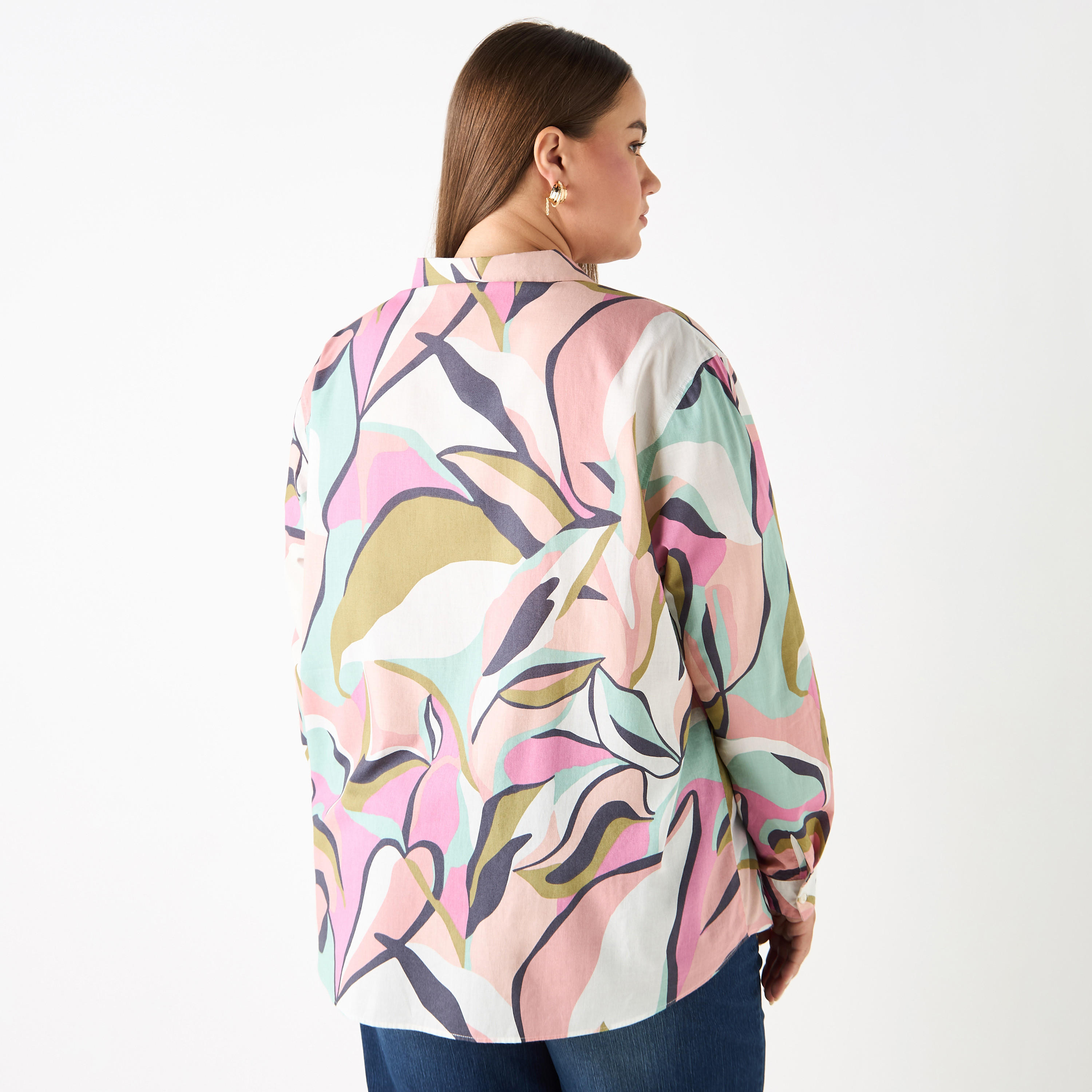 قميص بأكمام طويلة وياقة عادية وطبعات-women-clothing-shirtsandblouses-shirts-image-2