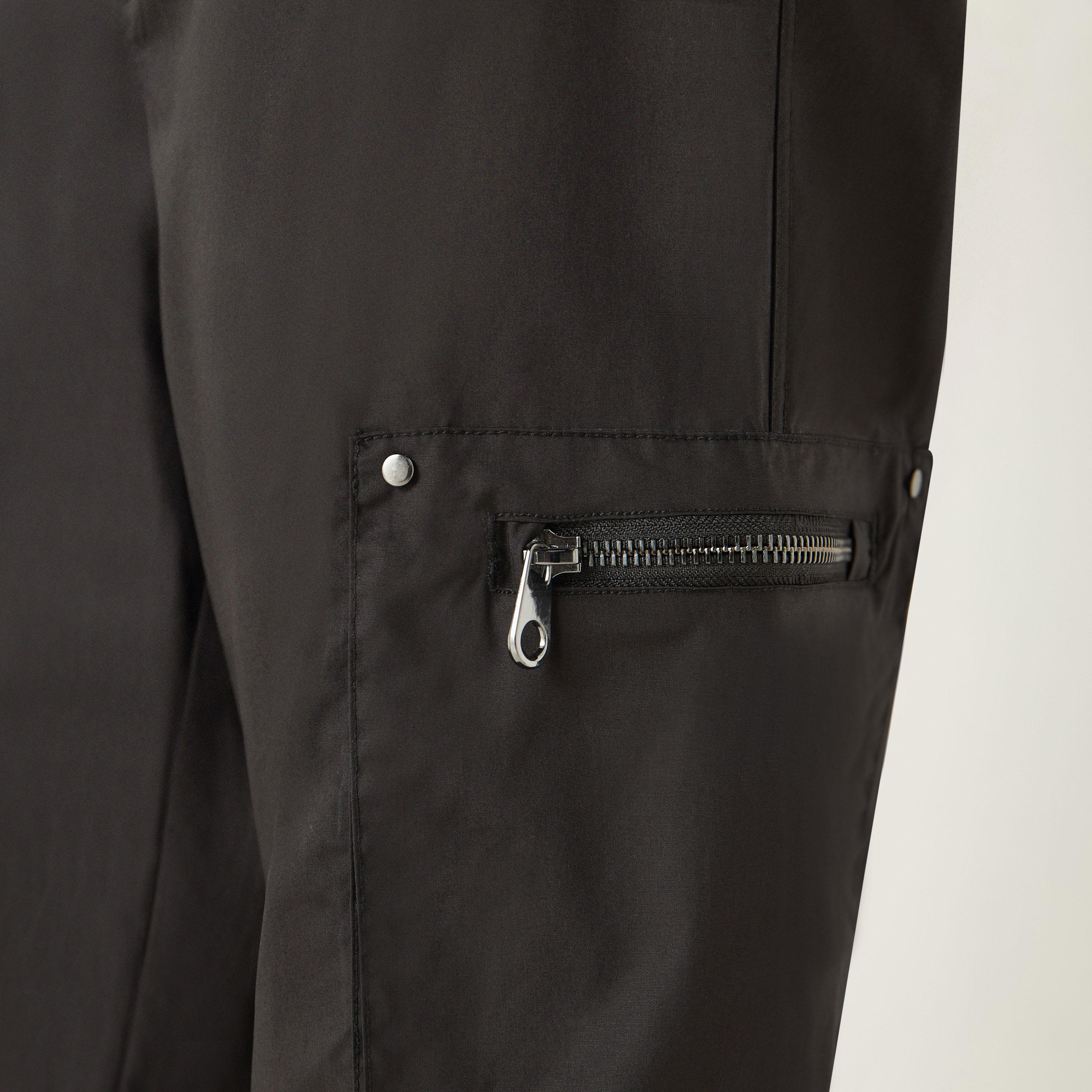 Cargo Trousers with Button Closure and Pockets-women-clothing-trousers-image-5