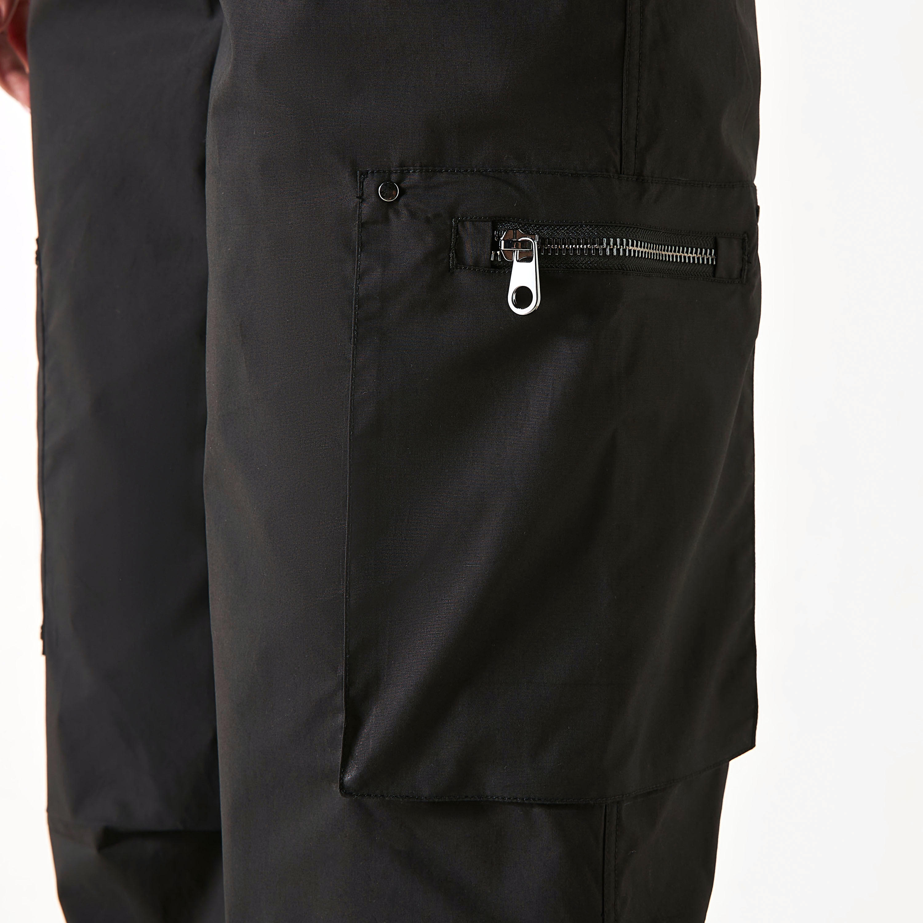 Cargo Trousers with Button Closure and Pockets-women-clothing-trousers-image-9