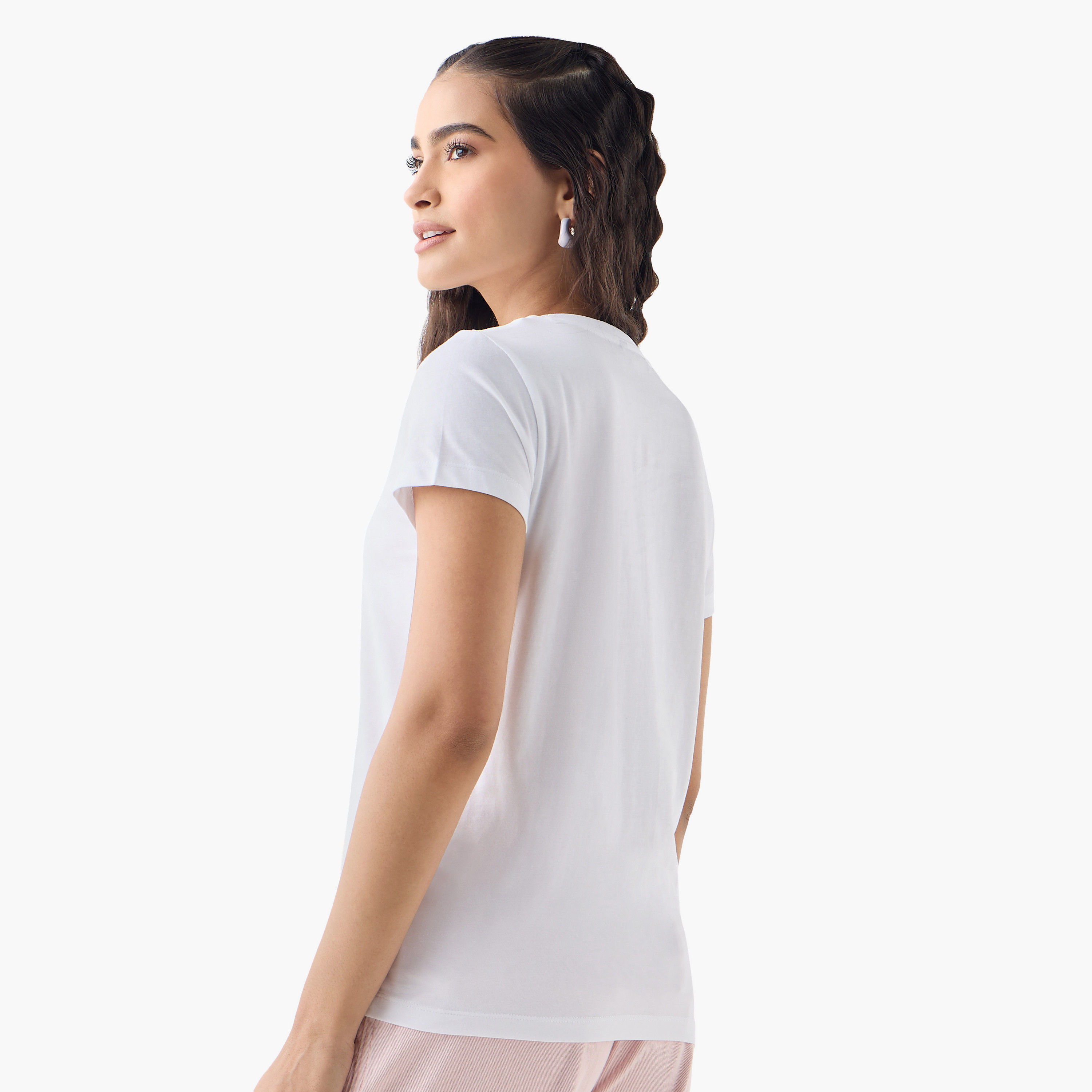 تيشيرت مزين بياقة ضيقة-women-clothing-tshirts-image-3