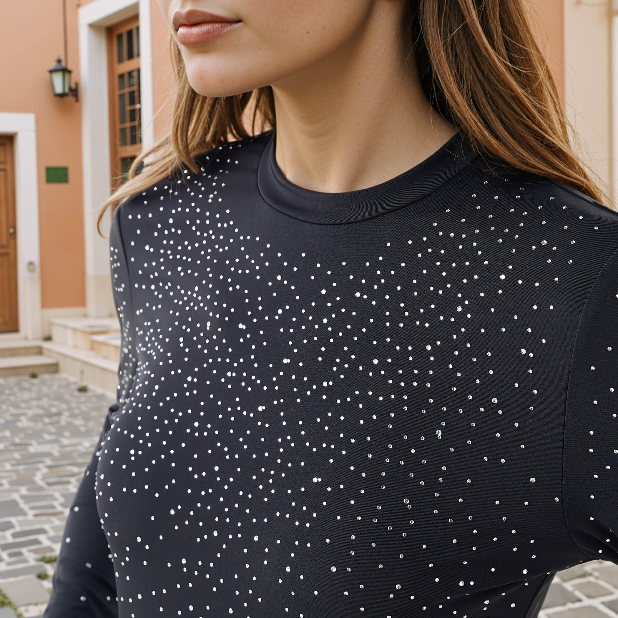 بودي سوت مزين بالكريستال بأكمام طويلة-women-clothing-tshirts-image-4