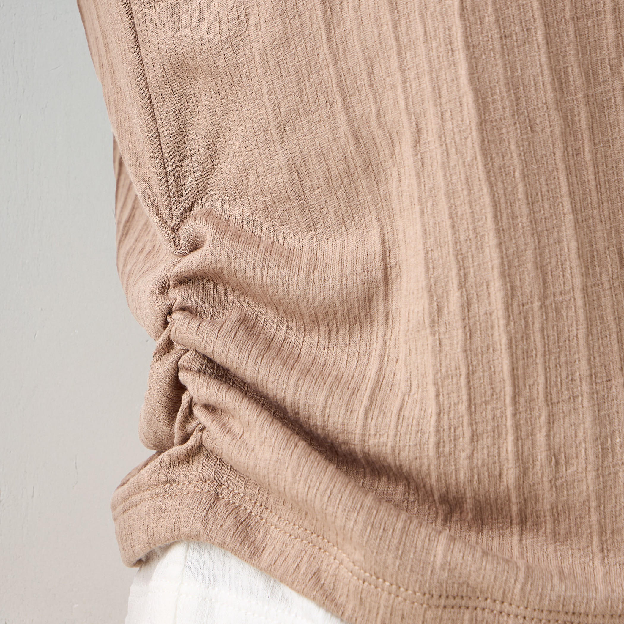 Side Rouched Twofer T-shirt-women-clothing-tshirts-image-5