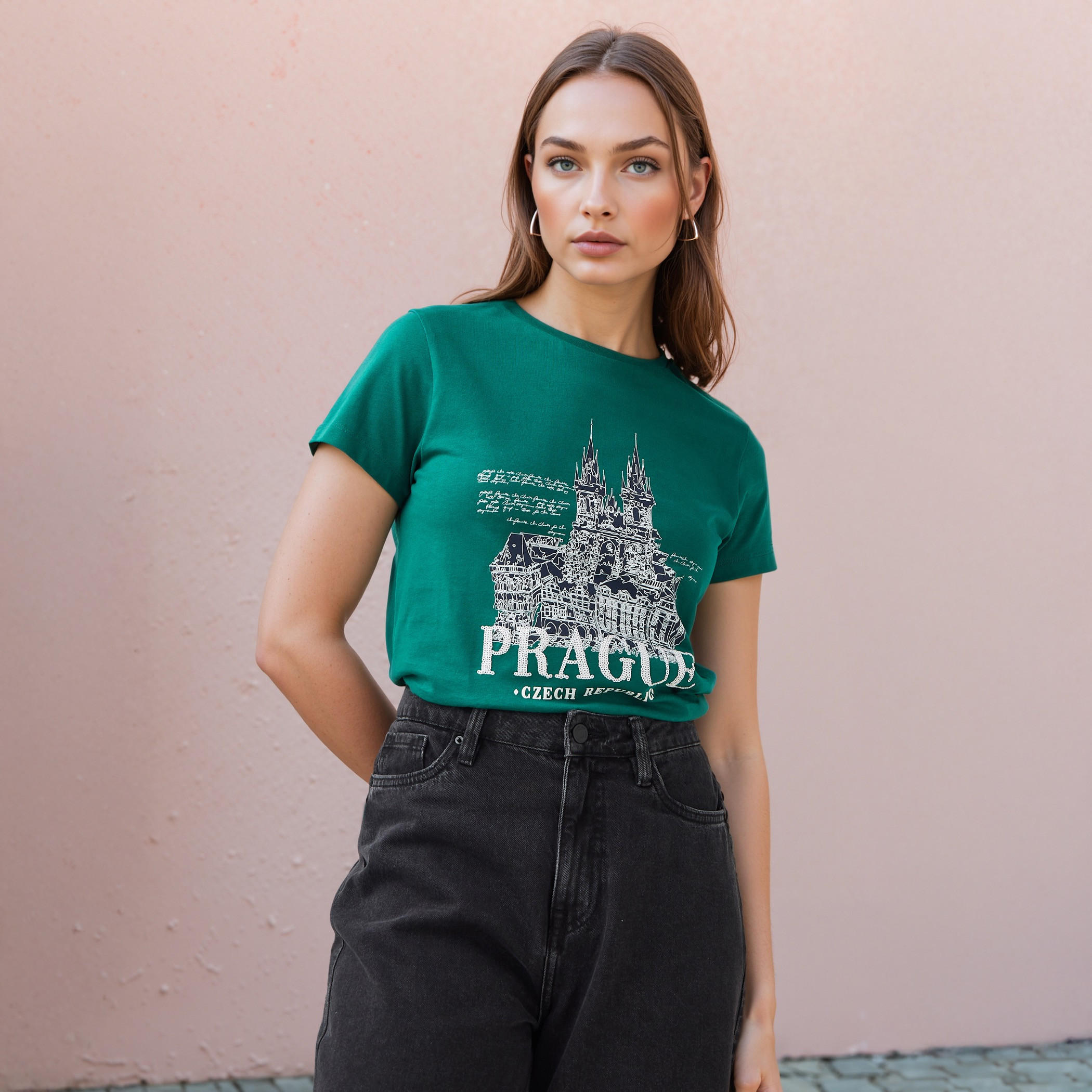 Graphic Print T-shirt-women-clothing-tshirts-image-1