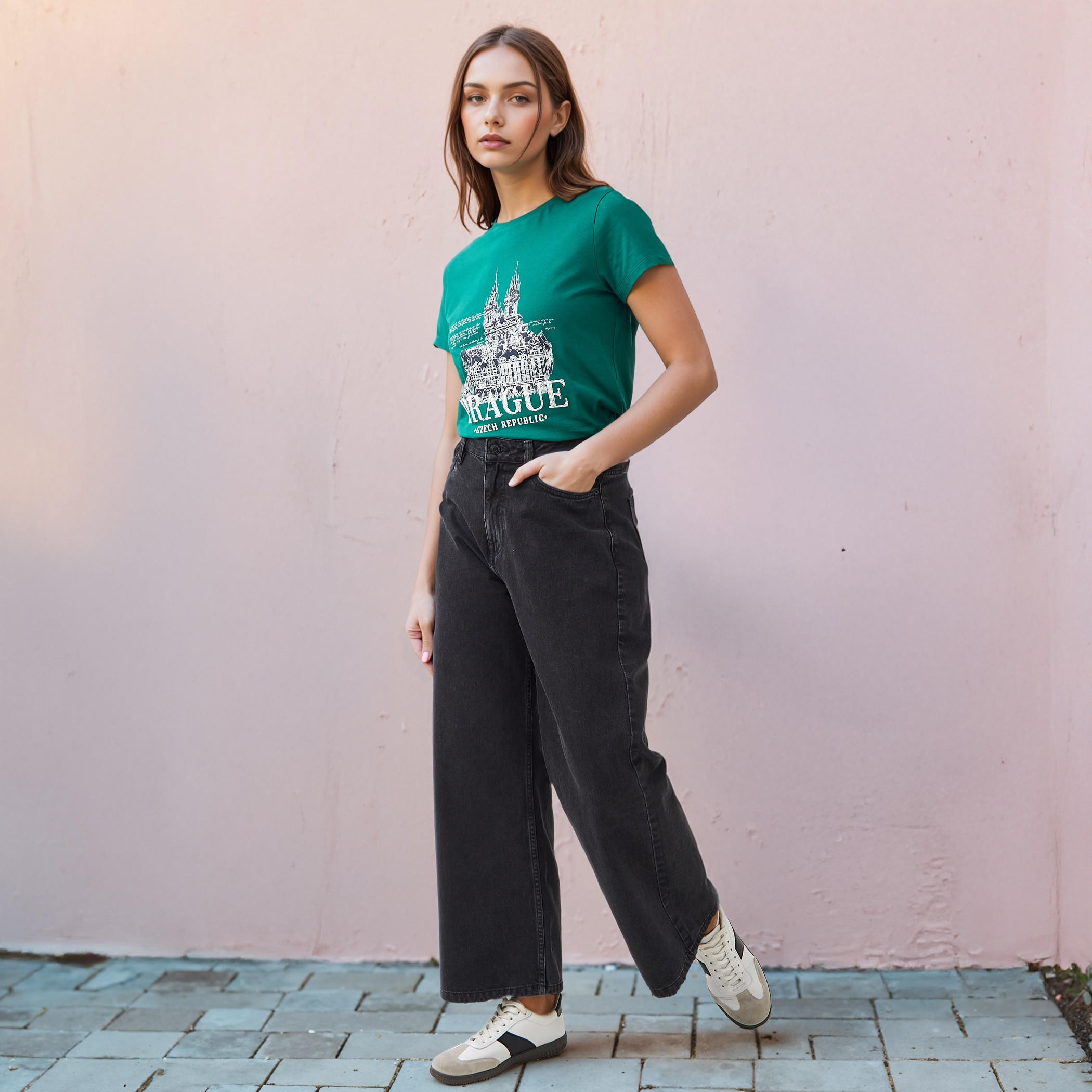 Graphic Print T-shirt-women-clothing-tshirts-image-2