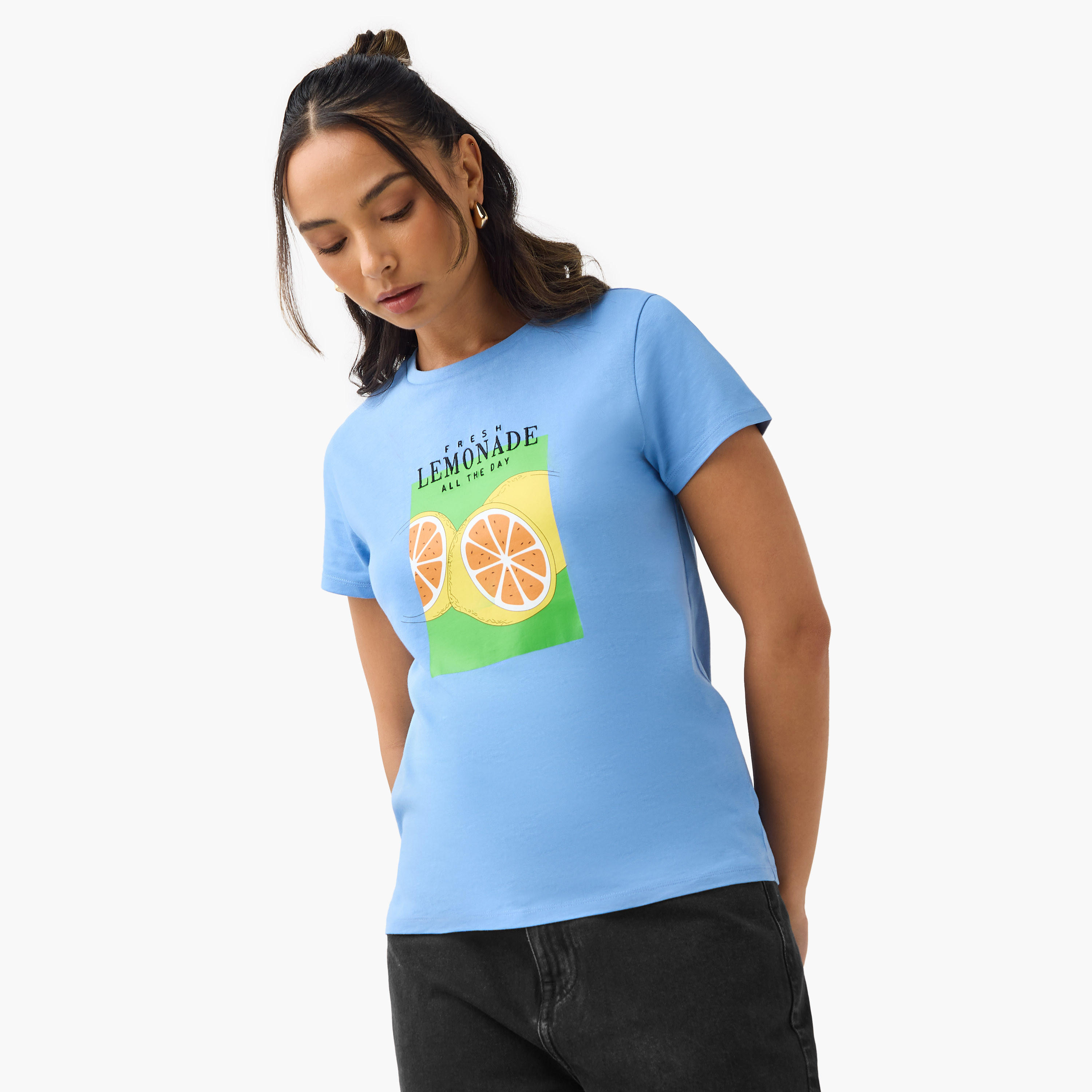 Graphic Print T-shirt-women-clothing-tshirts-image-1
